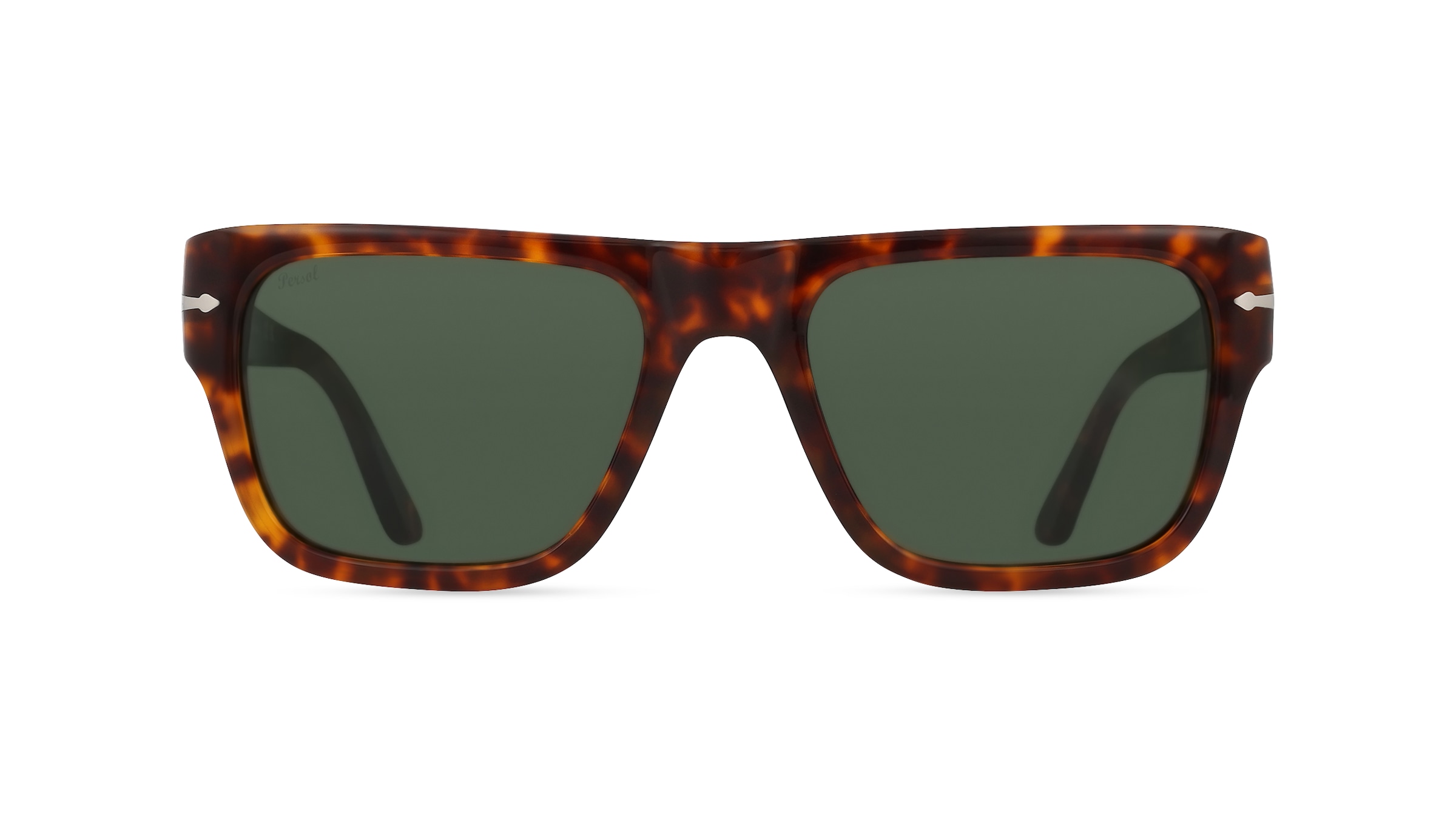 Persol 0PO3348S Unisex-Sonnenbrille Vollrand Quadratisch Acetat-Gestell, Havanna