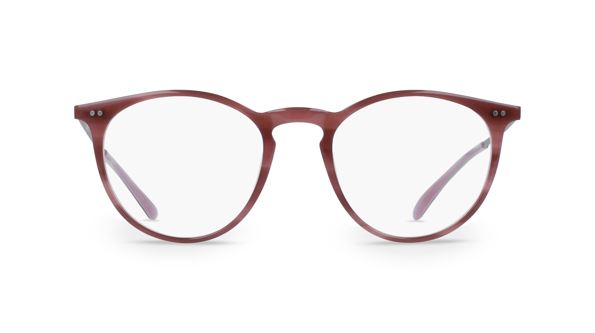 Fielmann BC 001 CL Damen-Brille inkl. Gläser Vollrand Panto Blockacetat-Gestell 52mm/20mm/145mm, pink