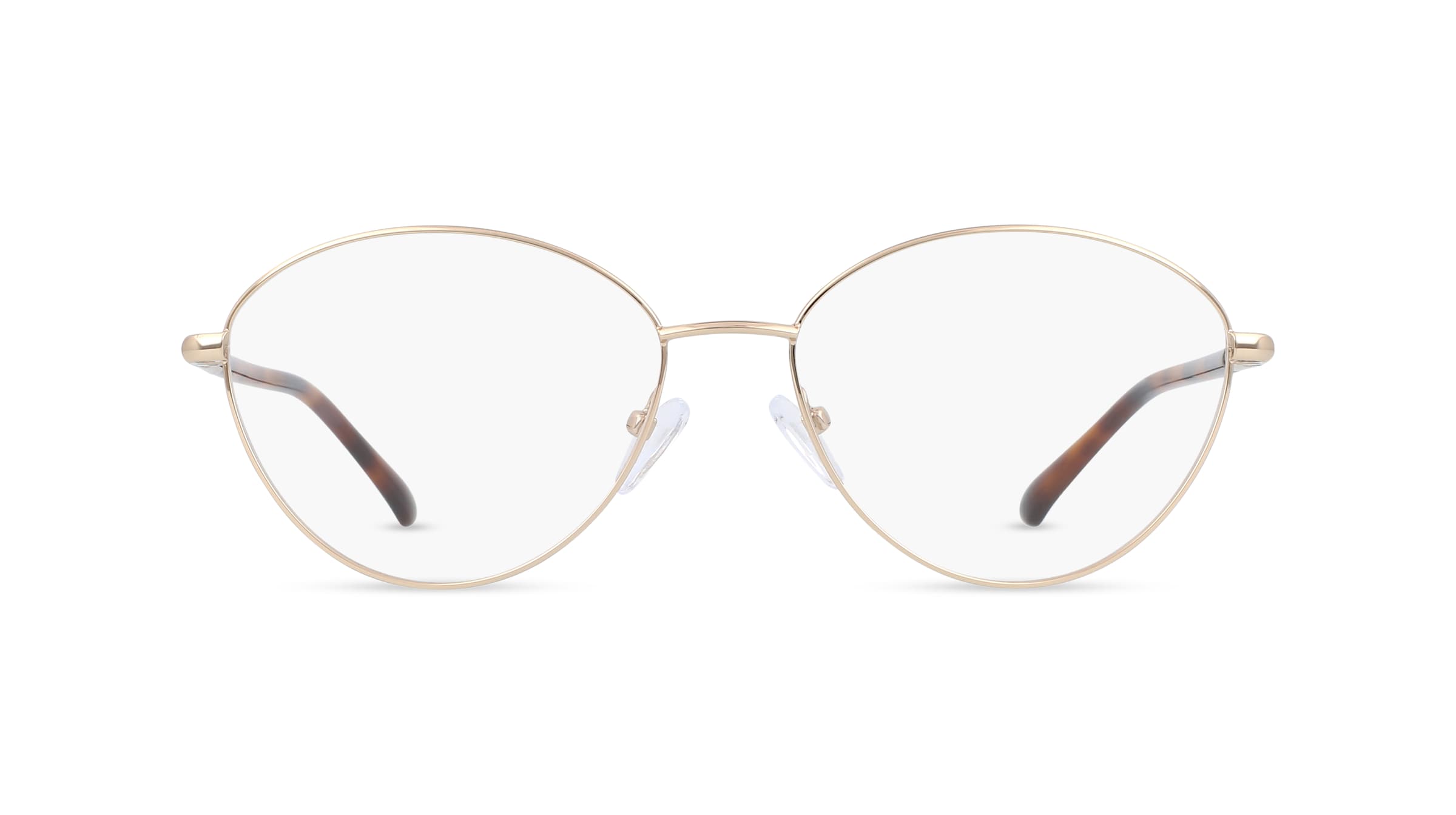 Fielmann BD 508 CL Damen-Brille inkl. Gläser Vollrand Oval Edelstahl-Gestell 55mm/16mm/135mm, gold