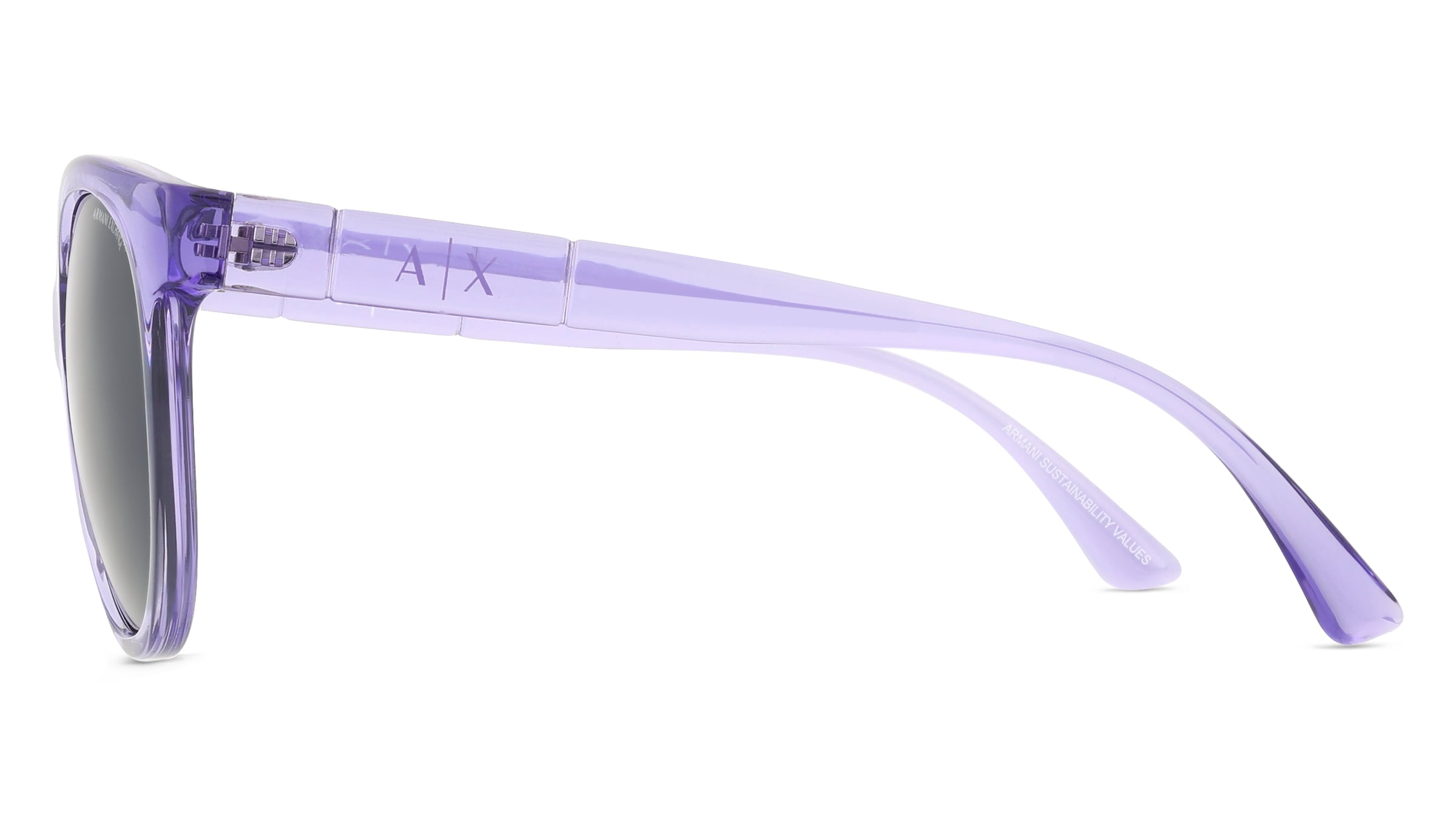 Thumbnail - Armani Exchange AX4120S Damen-Sonnenbrille Vollrand Cat Eye Kunststoff-Gestell, lila