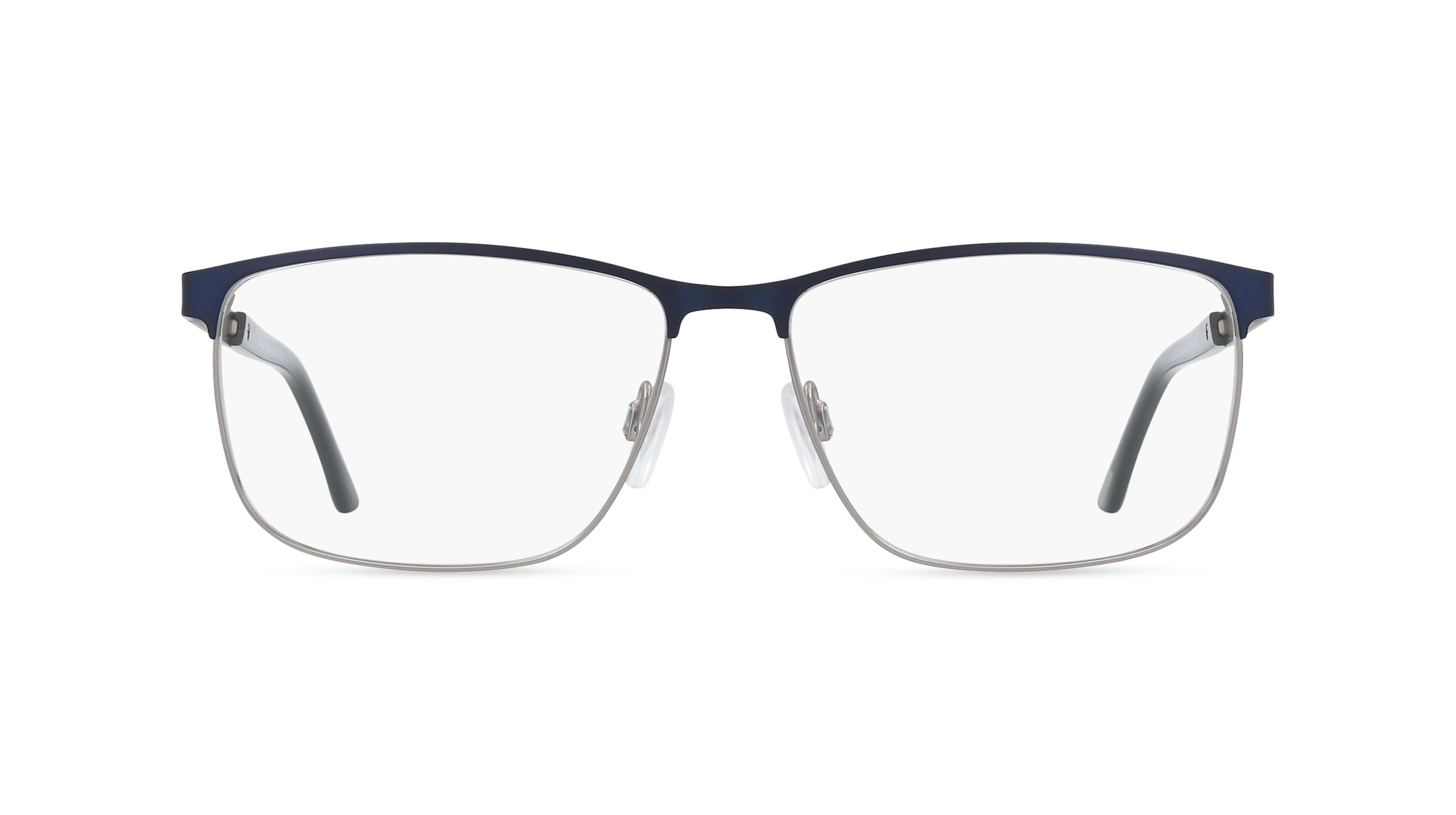 Jaguar J3129 Herren-Brille inkl. Gläser Vollrand Eckig Edelstahl-Gestell 58/16/145, blau