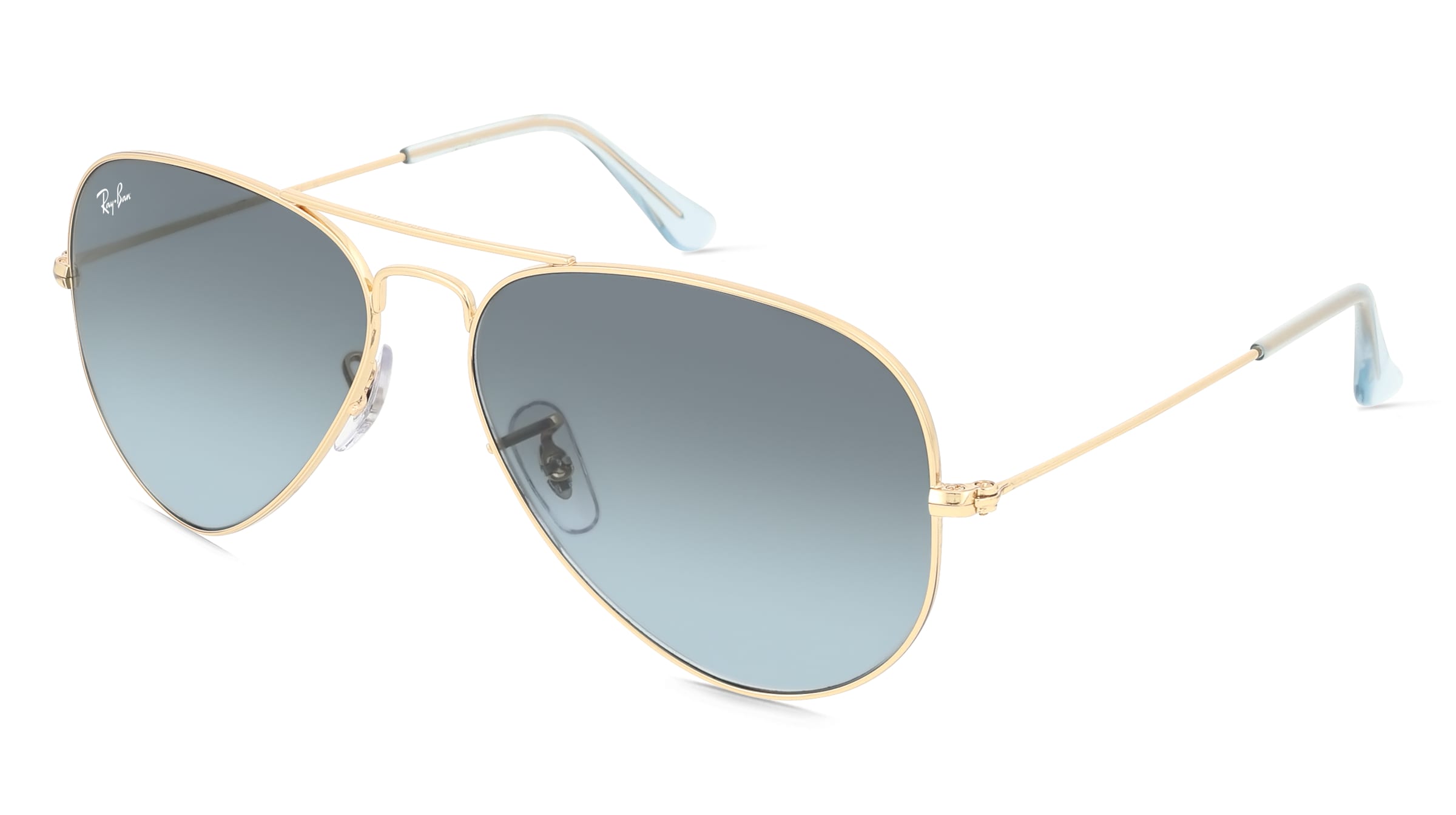 Ray-Ban RB 3025 AVIATOR Unisex-Sonnenbrille Vollrand Pilot Metall-Gestell, gold