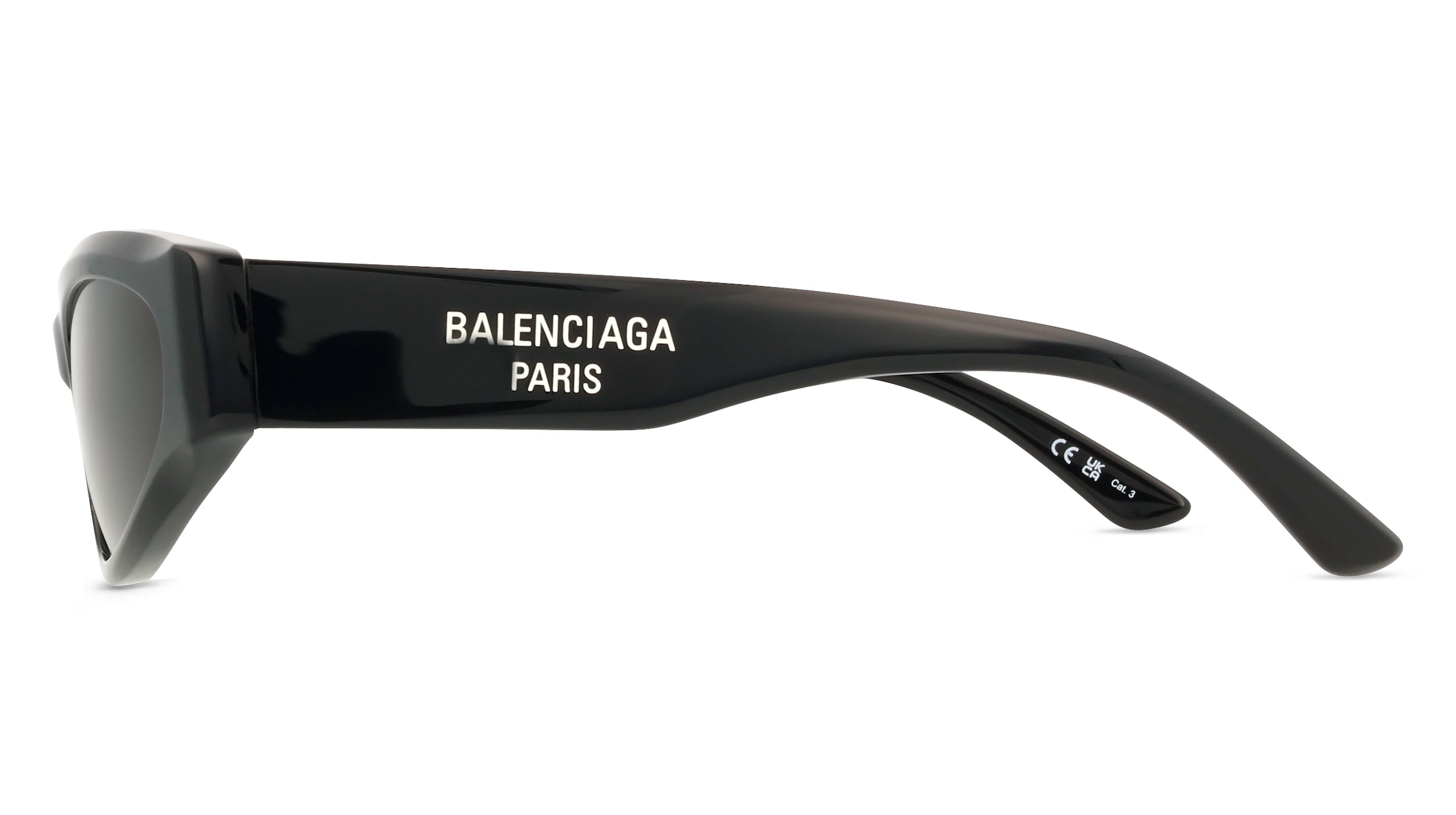 Thumbnail - Balenciaga BB0387S Damen-Sonnenbrille Vollrand Geometrisch Acetat-Gestell, schwarz