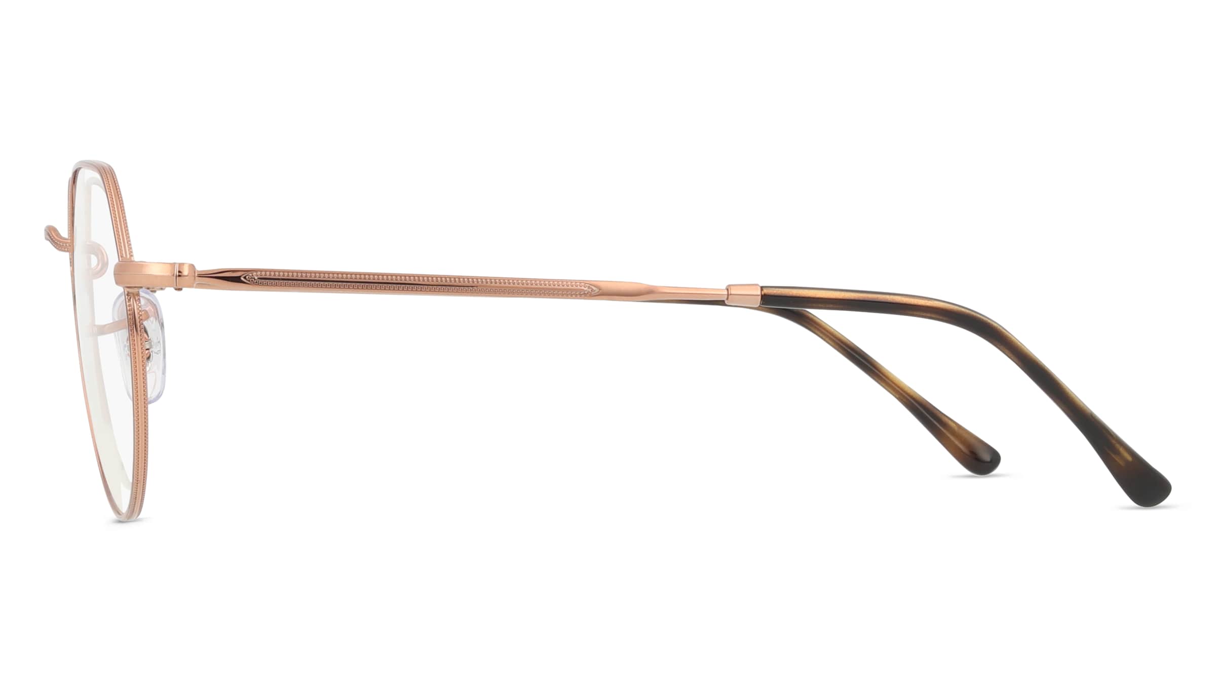 Thumbnail - Ray-Ban RX6465 Unisex-Brille inkl. Gläser Vollrand Panto Metall-Gestell 51mm/20mm/140mm, braun