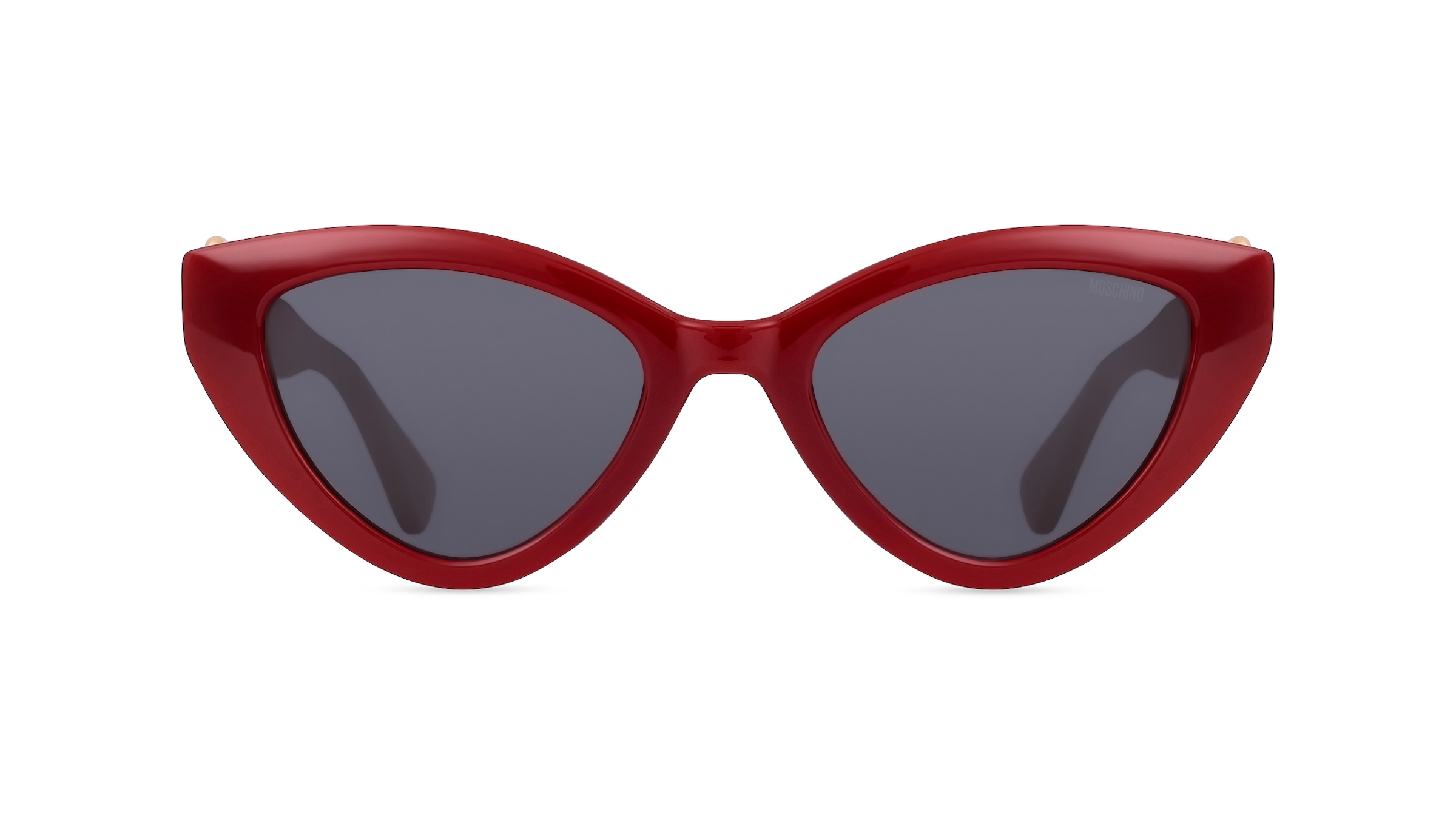 Moschino 142/S Damen-Sonnenbrille Vollrand Butterfly Kunststoff-Gestell, rot