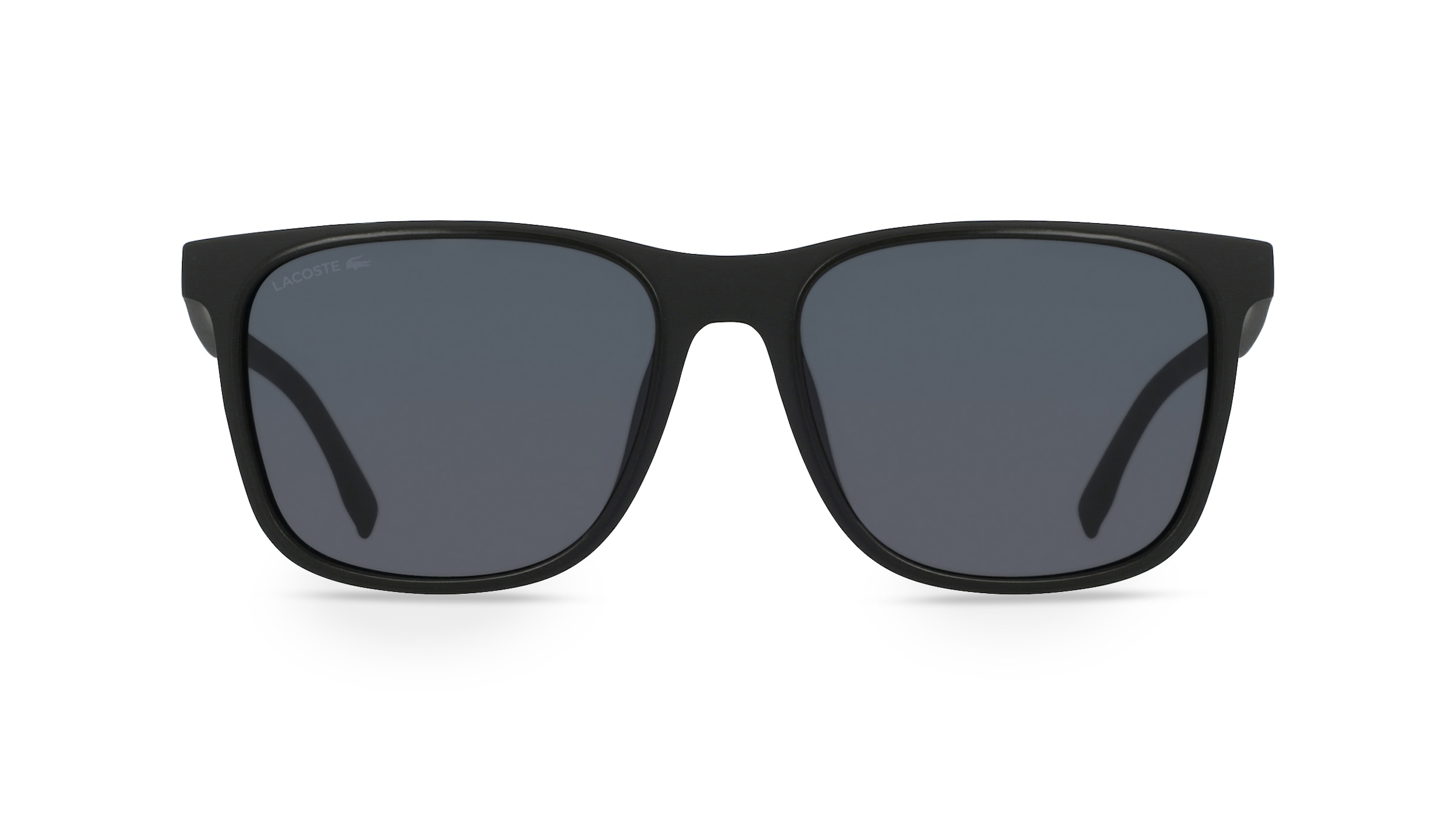 Lacoste L882S Unisex-Sonnenbrille Vollrand Quadratisch Kunststoff-Gestell, schwarz