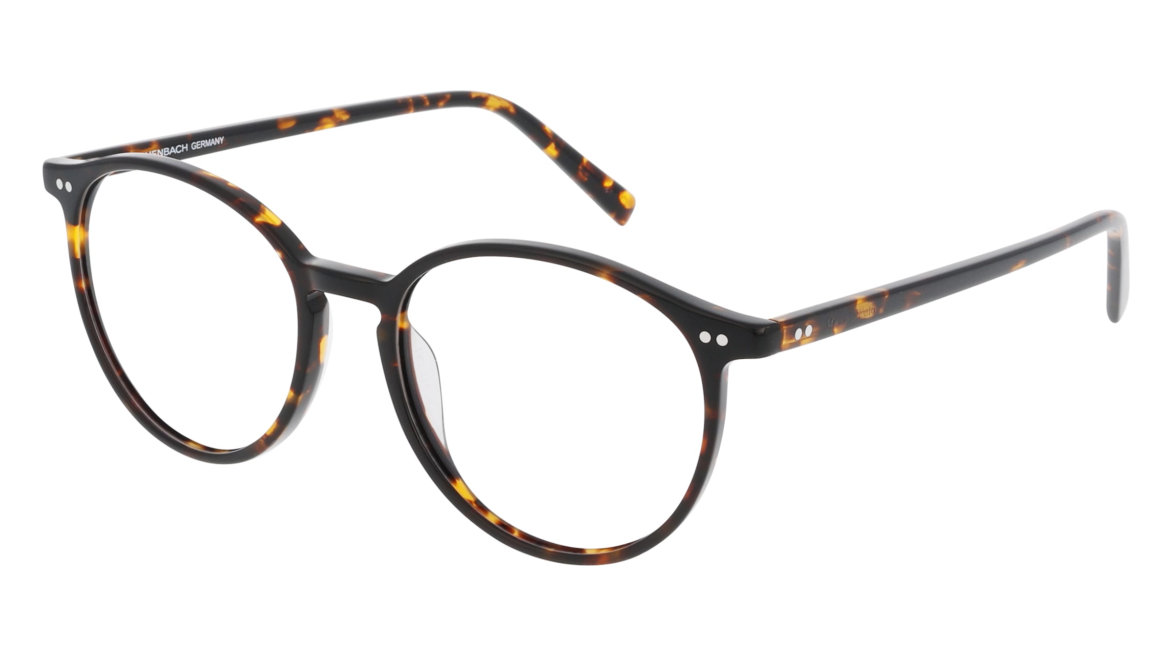 Marc O'Polo Eyewear 503154 Herren-Brille inkl. Gläser Vollrand Panto Kunststoff-Gestell 51/17/145, Havanna