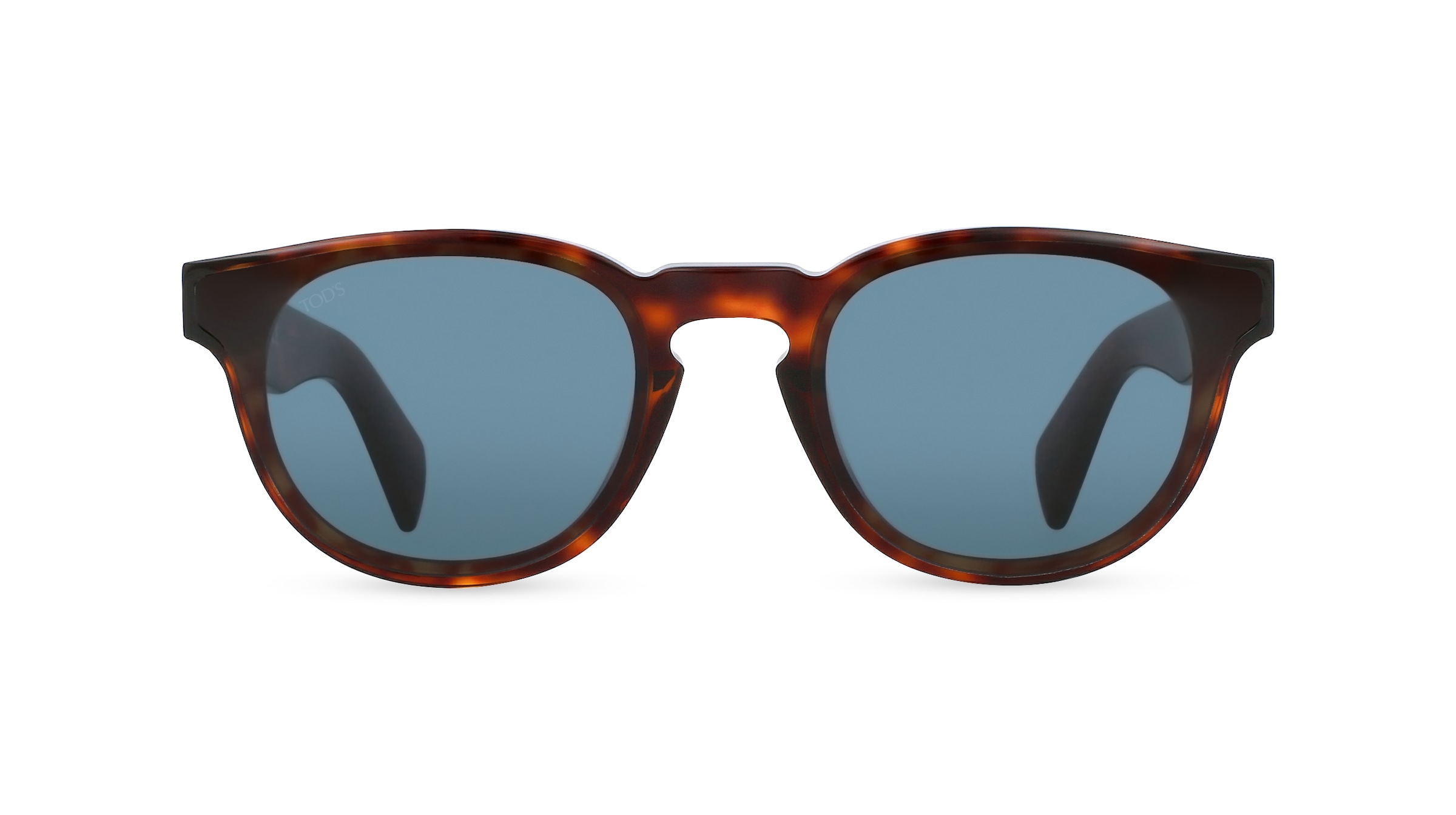 Tod's TO0324 Unisex-Sonnenbrille Vollrand Panto Kunststoff-Gestell, braun