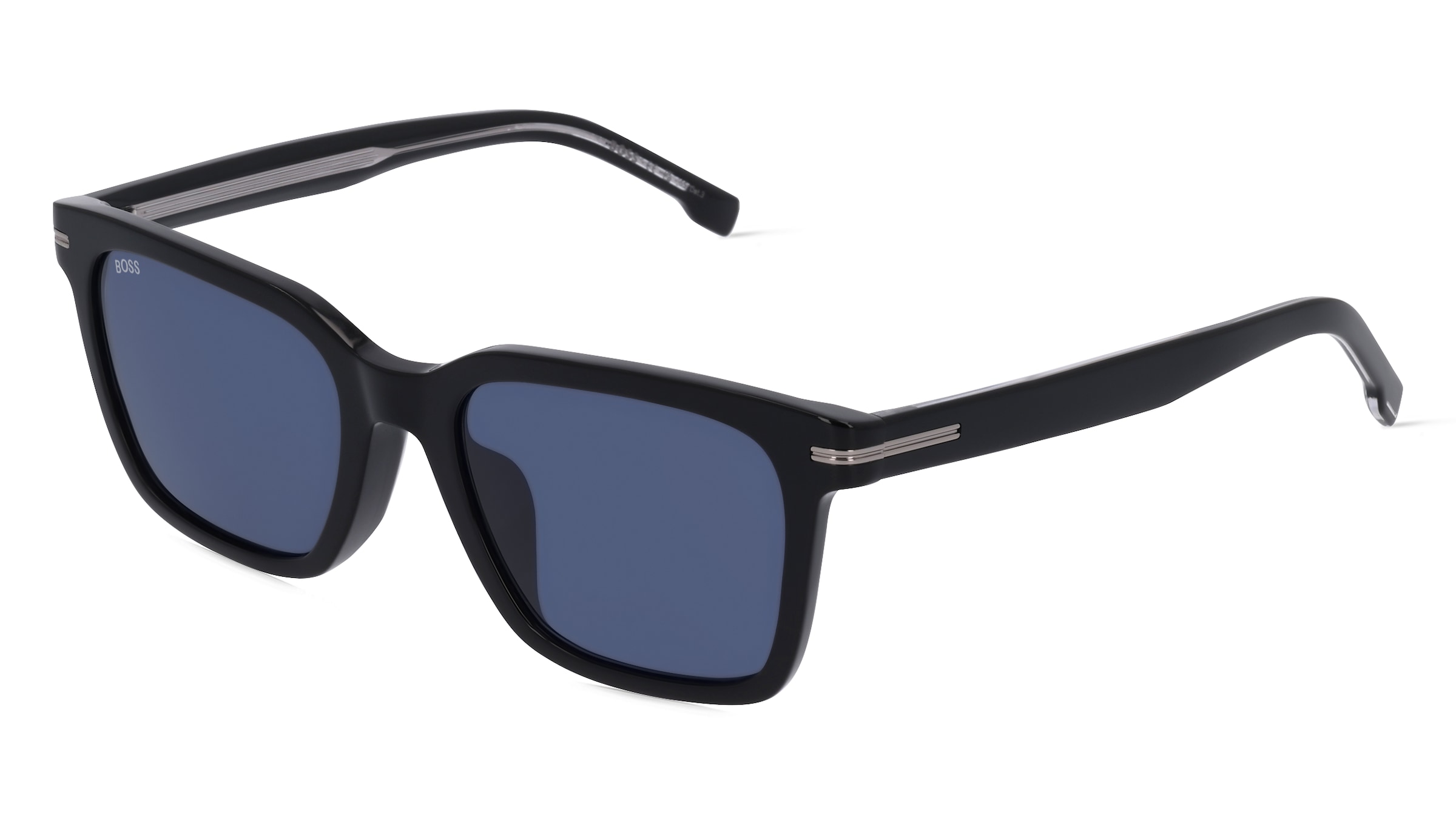 Boss 1540/F/SK Herren-Sonnenbrille Vollrand Quadratisch Acetat-Gestell, Grau