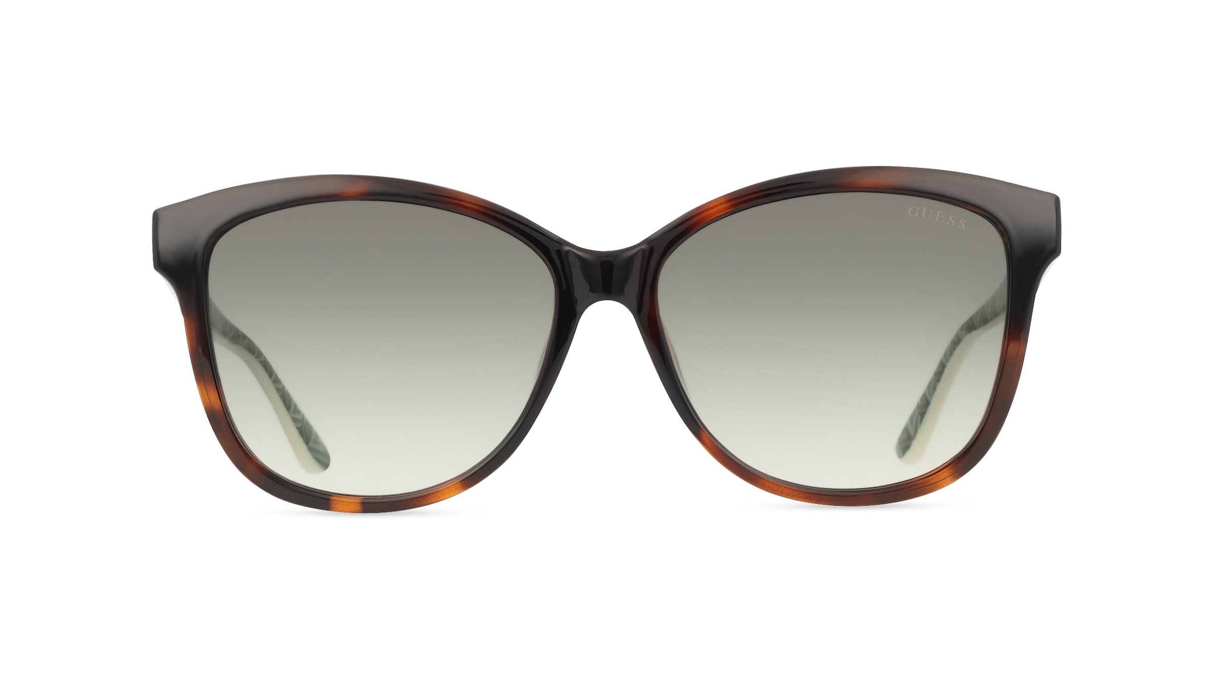 Guess GU7920 Damen-Sonnenbrille Vollrand Rund Acetat-Gestell, braun