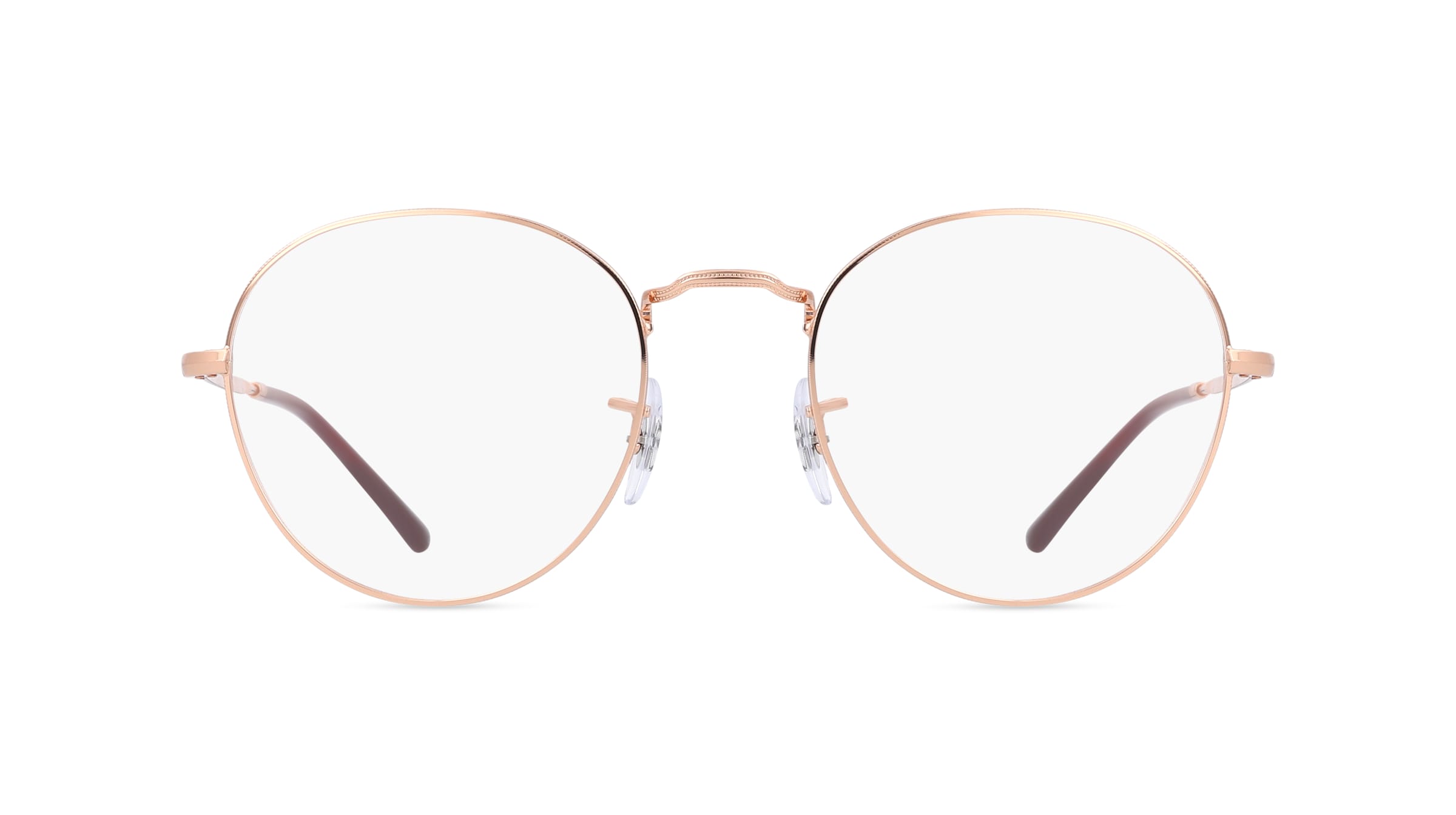 Ray-Ban RX3582V Unisex-Brille inkl. Gläser Vollrand Panto Metall-Gestell 51mm/20mm/140mm, pink