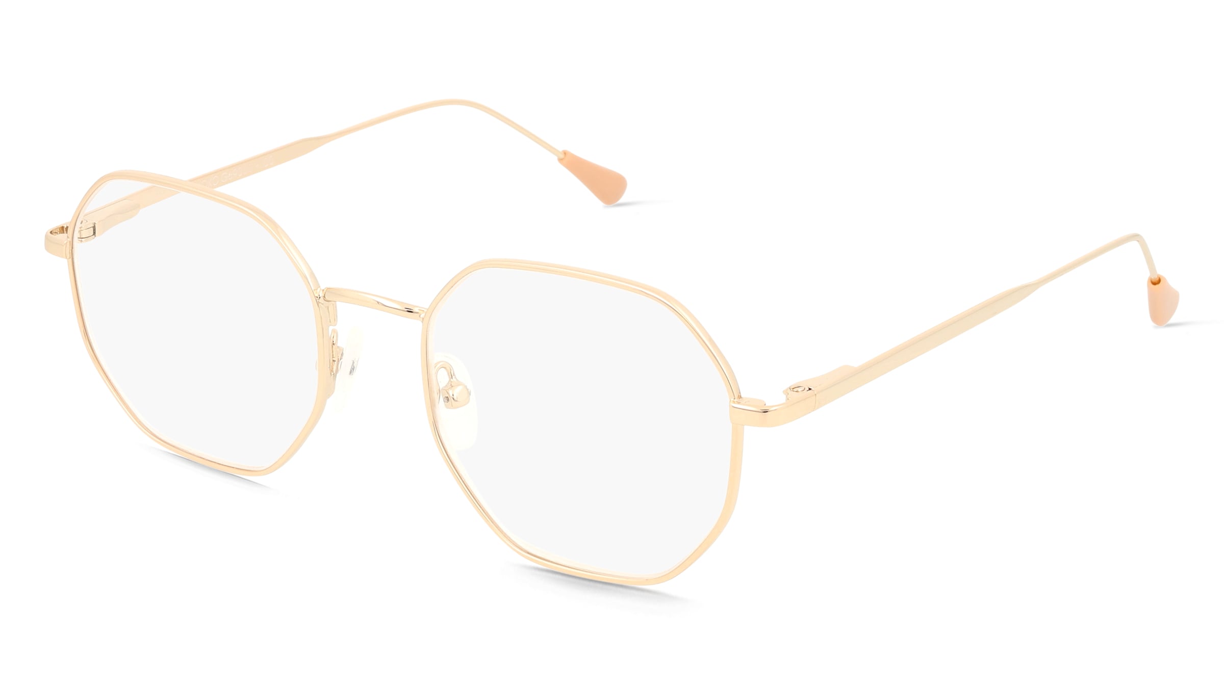 I NEED YOU YOKO Damen-Fertiglesebrille Vollrand Quadratisch Metall-Gestell, Gold