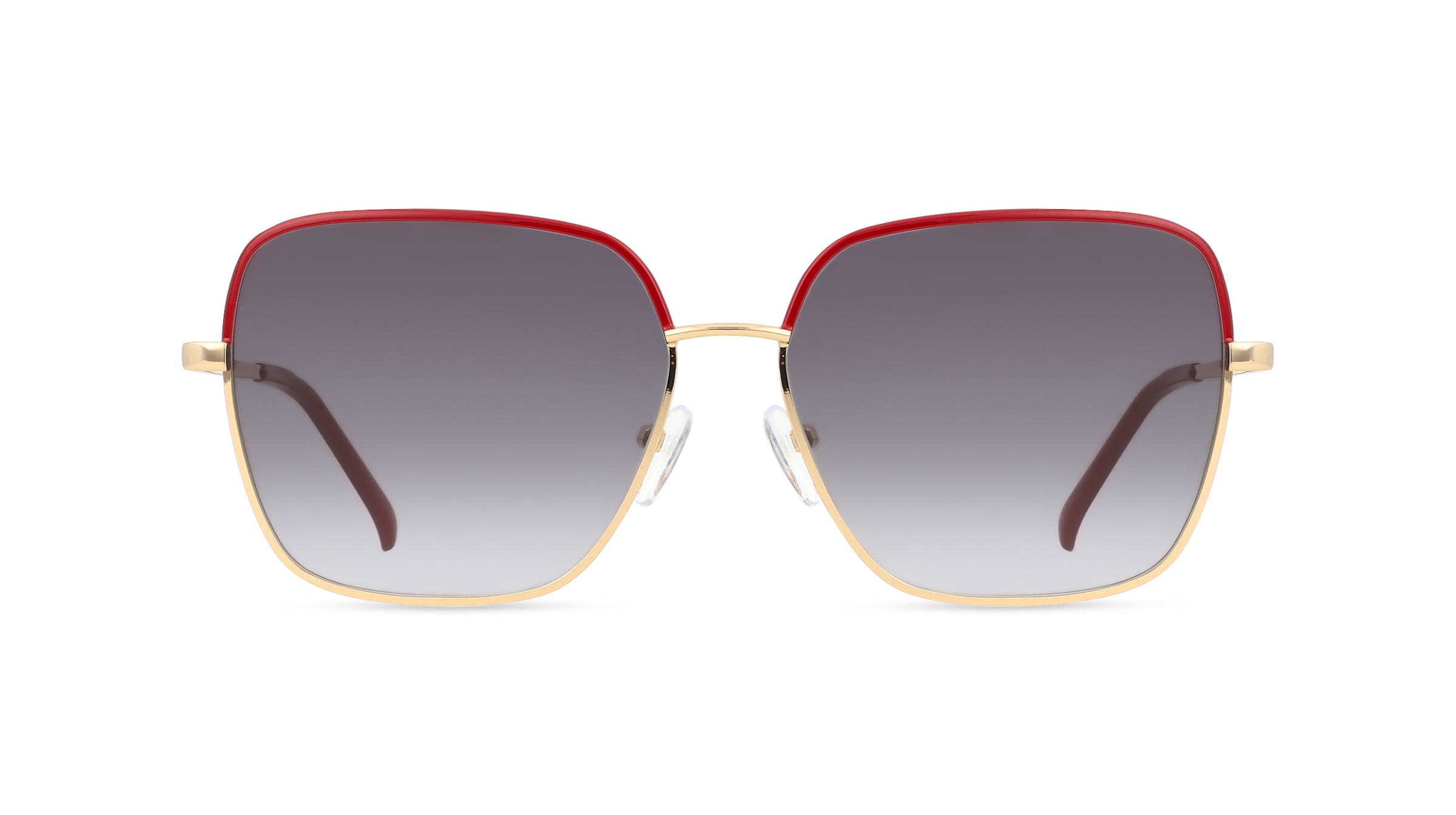 Fielmann BD 480 SUN FA EMILIE Damen-Sonnenbrille Vollrand Eckig Edelstahl-Gestell, gold