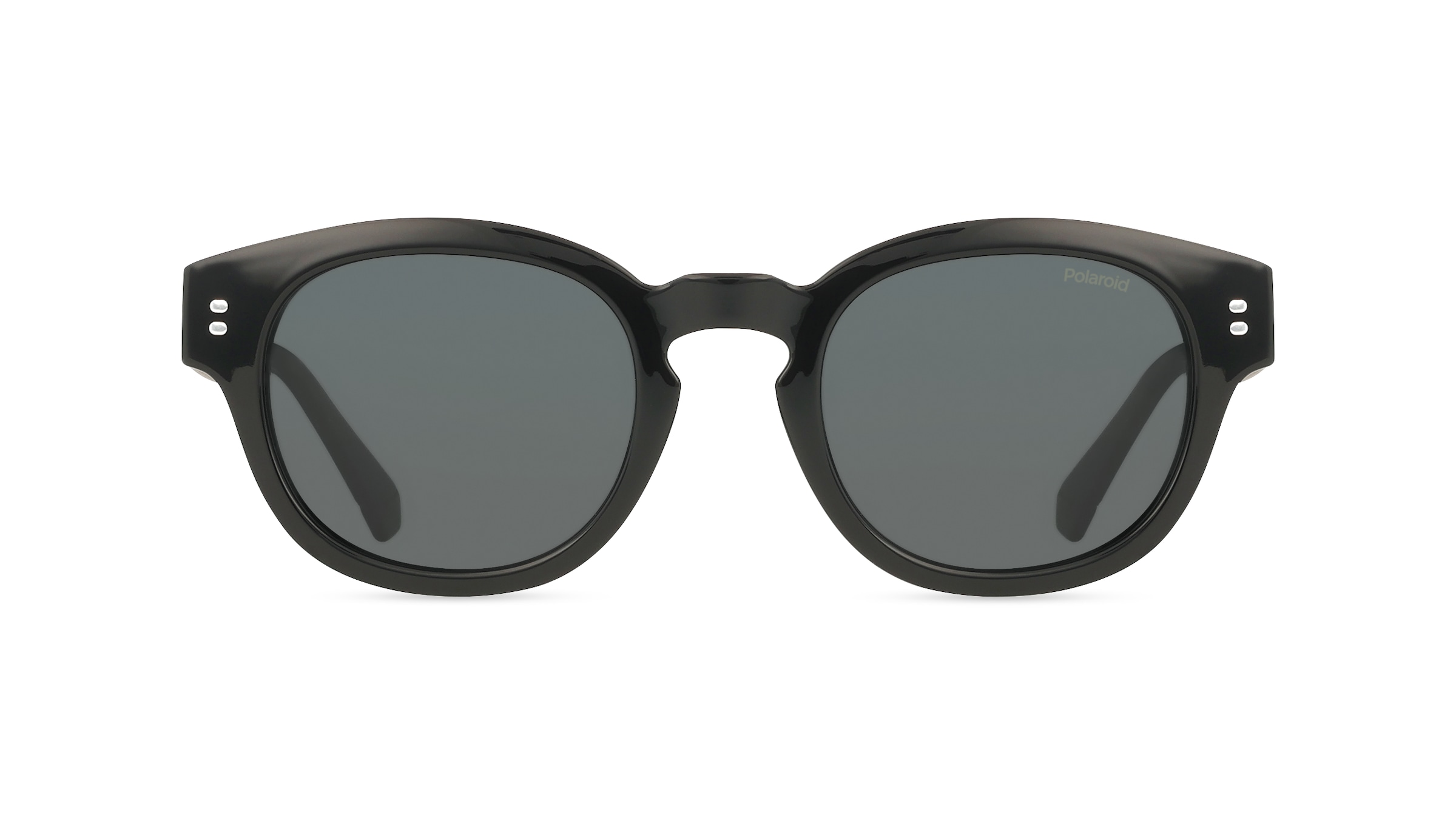 Polaroid PLD 8072/S Jugend-Sonnenbrille Vollrand Panto Kunststoff-Gestell, schwarz