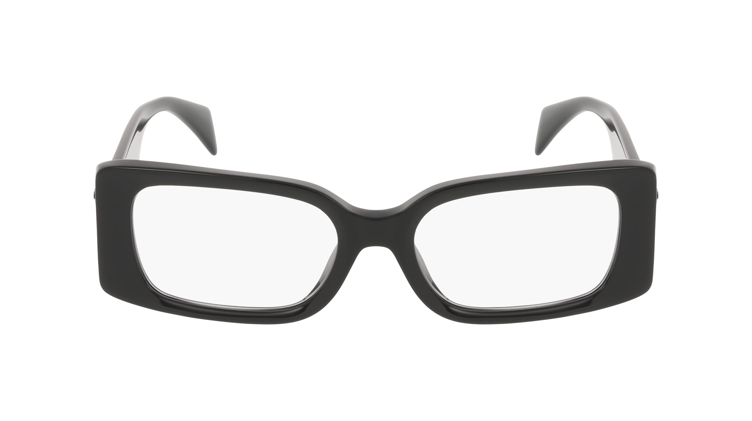 Versace VE3362U Damen-Brille inkl. Gläser Vollrand Eckig Acetat-Gestell 53mm/17mm/140mm, schwarz