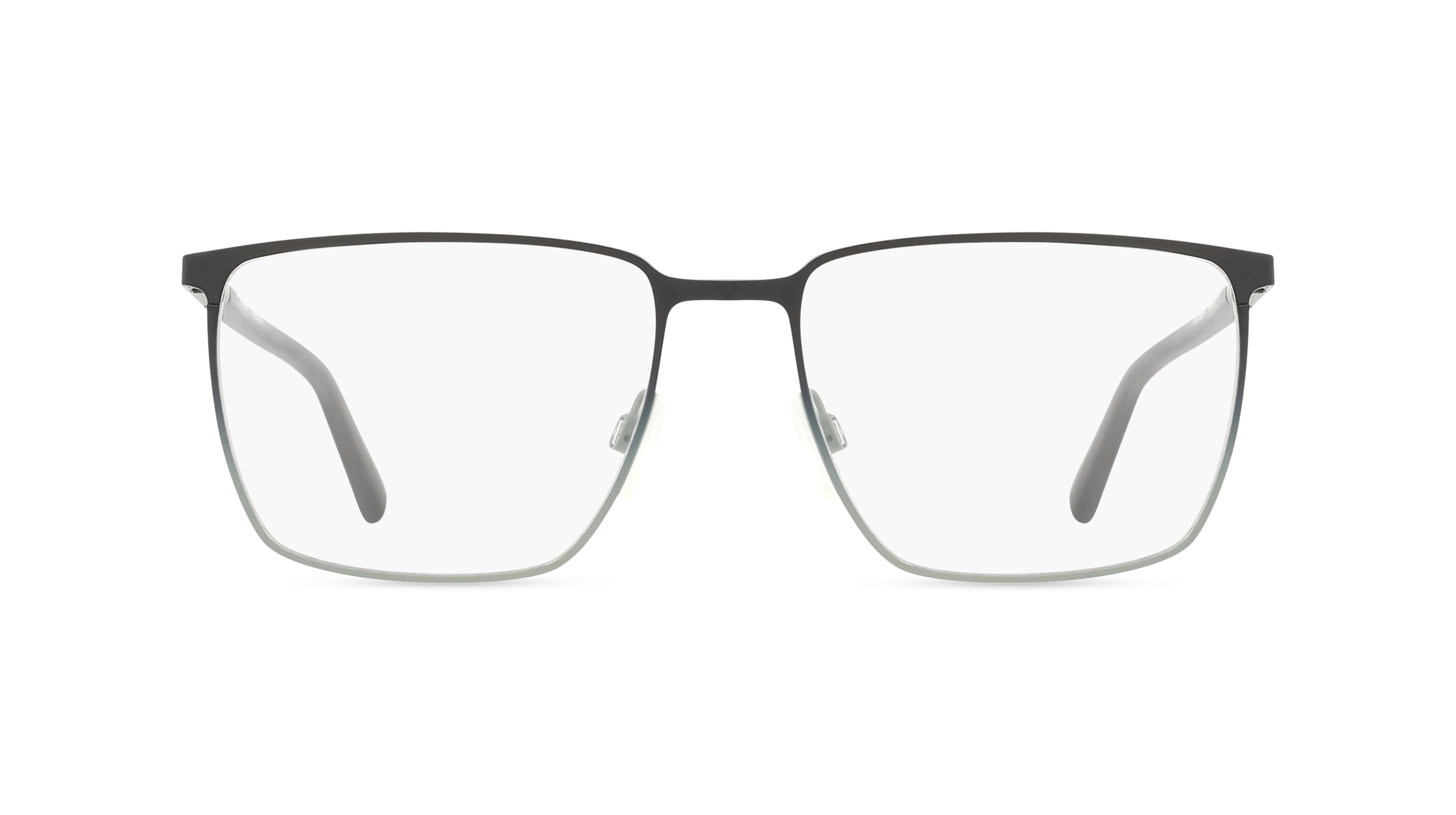 FREIGEIST 862057 Herren-Brille inkl. Gläser Vollrand Eckig Metall-Gestell 58mm/19mm/155mm, Schwarz