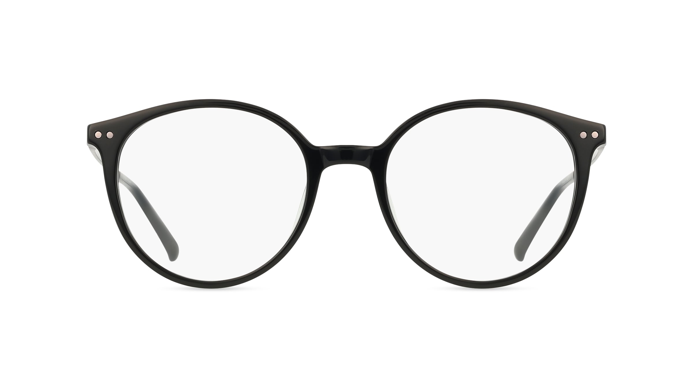 Fielmann BD 486 CL Unisex-Brille inkl. Gläser Vollrand Panto Acetat-Gestell 50mm/19mm/140mm, schwarz