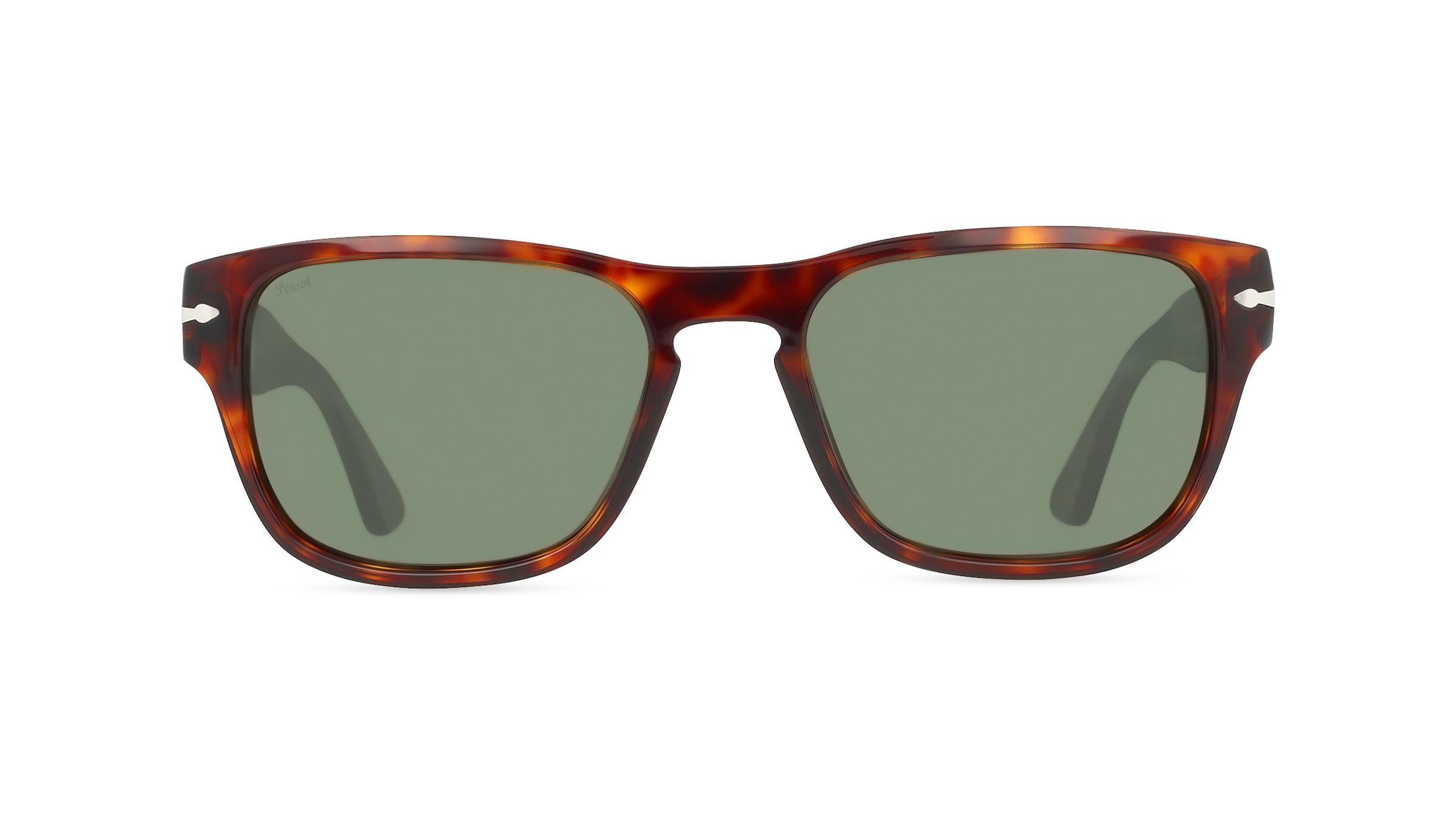 Persol PO3341S Unisex-Sonnenbrille Vollrand Panto Acetat-Gestell, braun