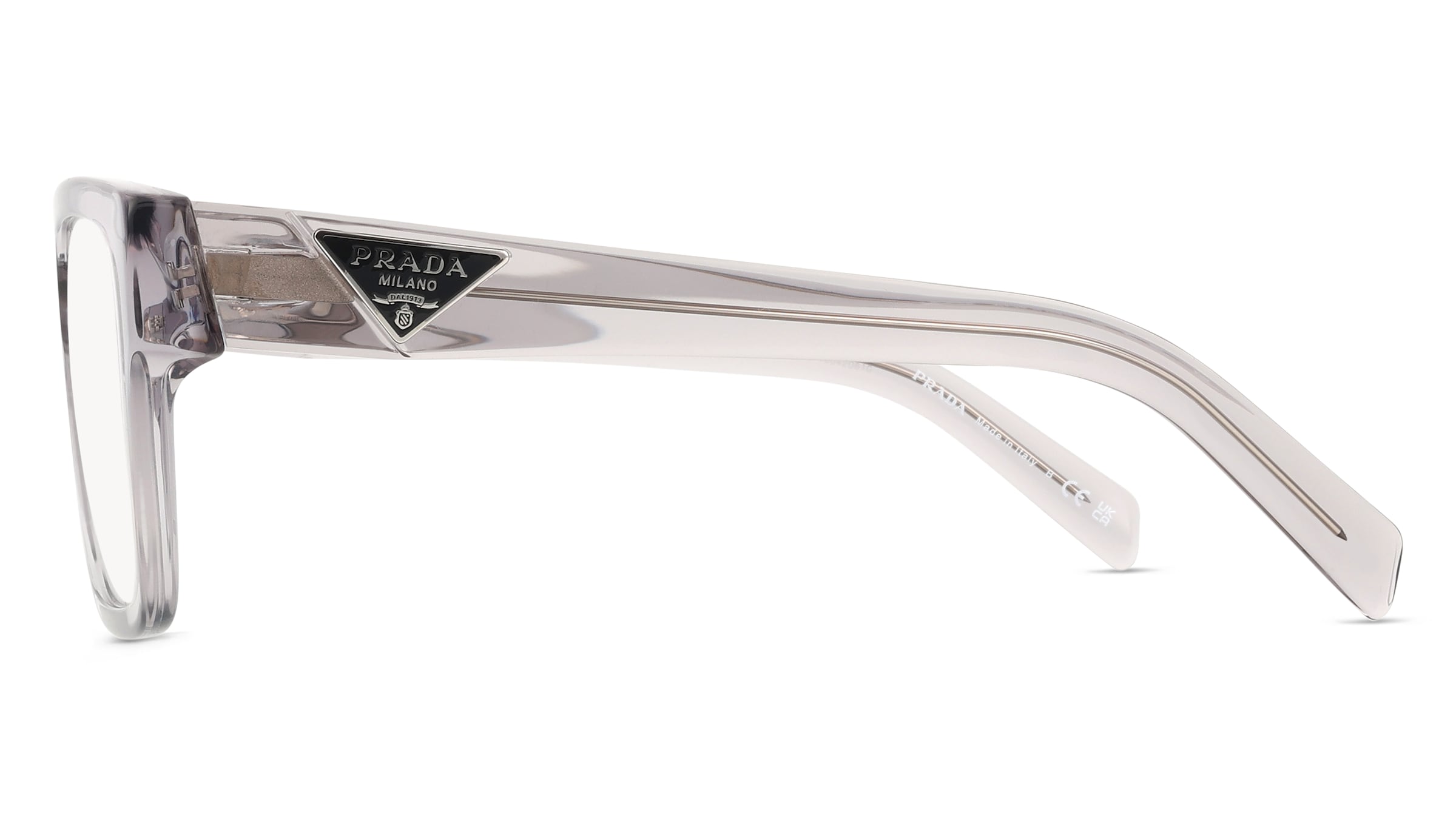 Thumbnail - Prada PR08ZV Herren-Brille inkl. Gläser Vollrand Quadratisch Acetat-Gestell 54/18/140, grau