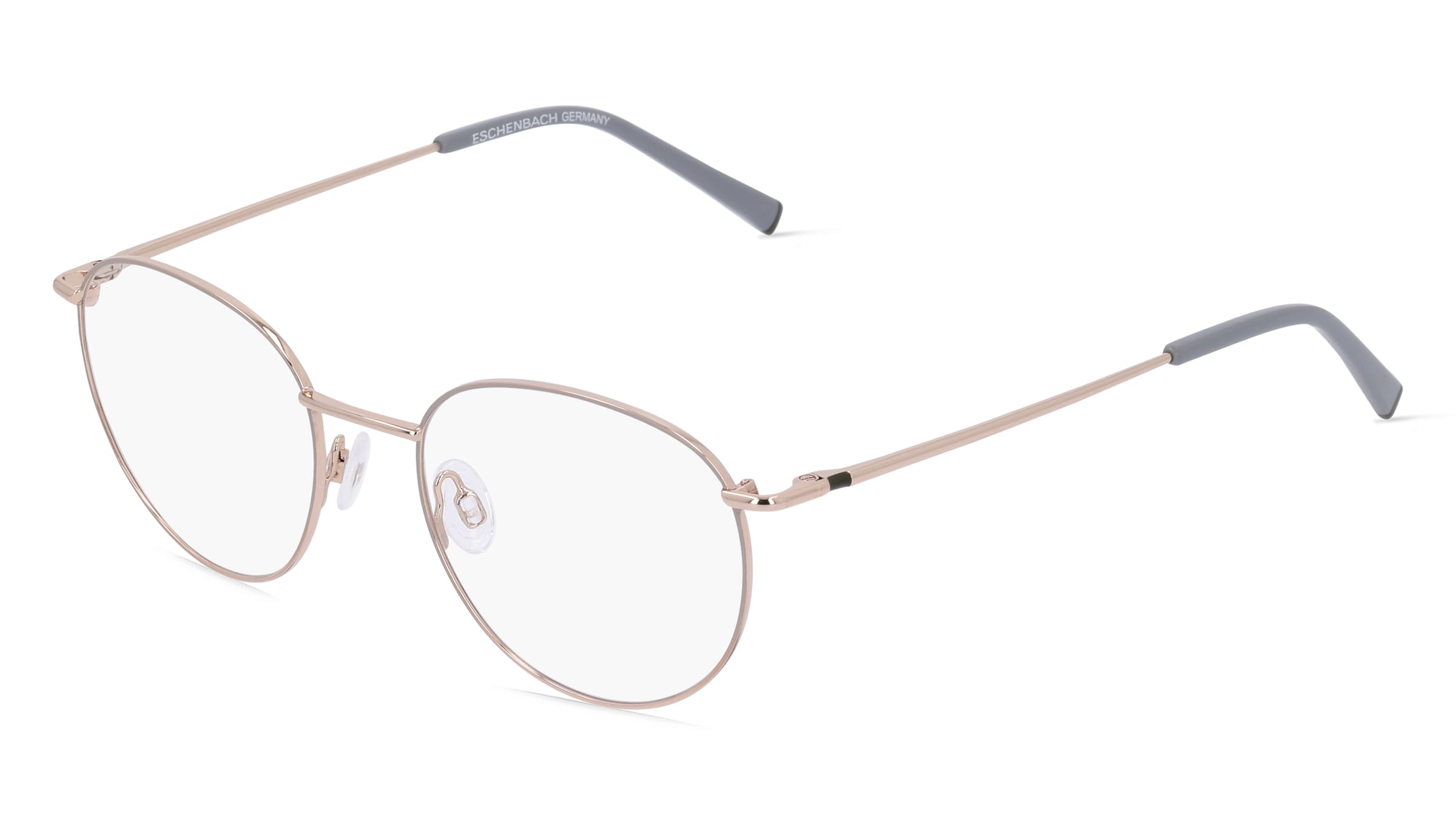 Humphrey’s eyewear 582327 Unisex-Brille inkl. Gläser Vollrand Panto Metall-Gestell 49/18/140, Gold