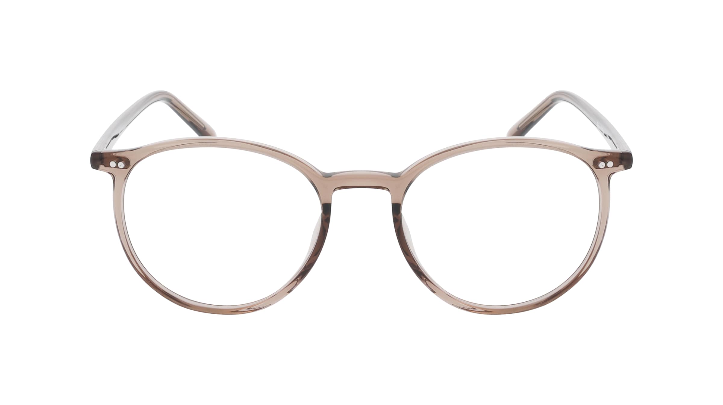 Marc O'Polo Eyewear 503084 Damen-Brille inkl. Gläser Vollrand Panto Kunststoff-Gestell 50mm/18mm/140mm, Braun