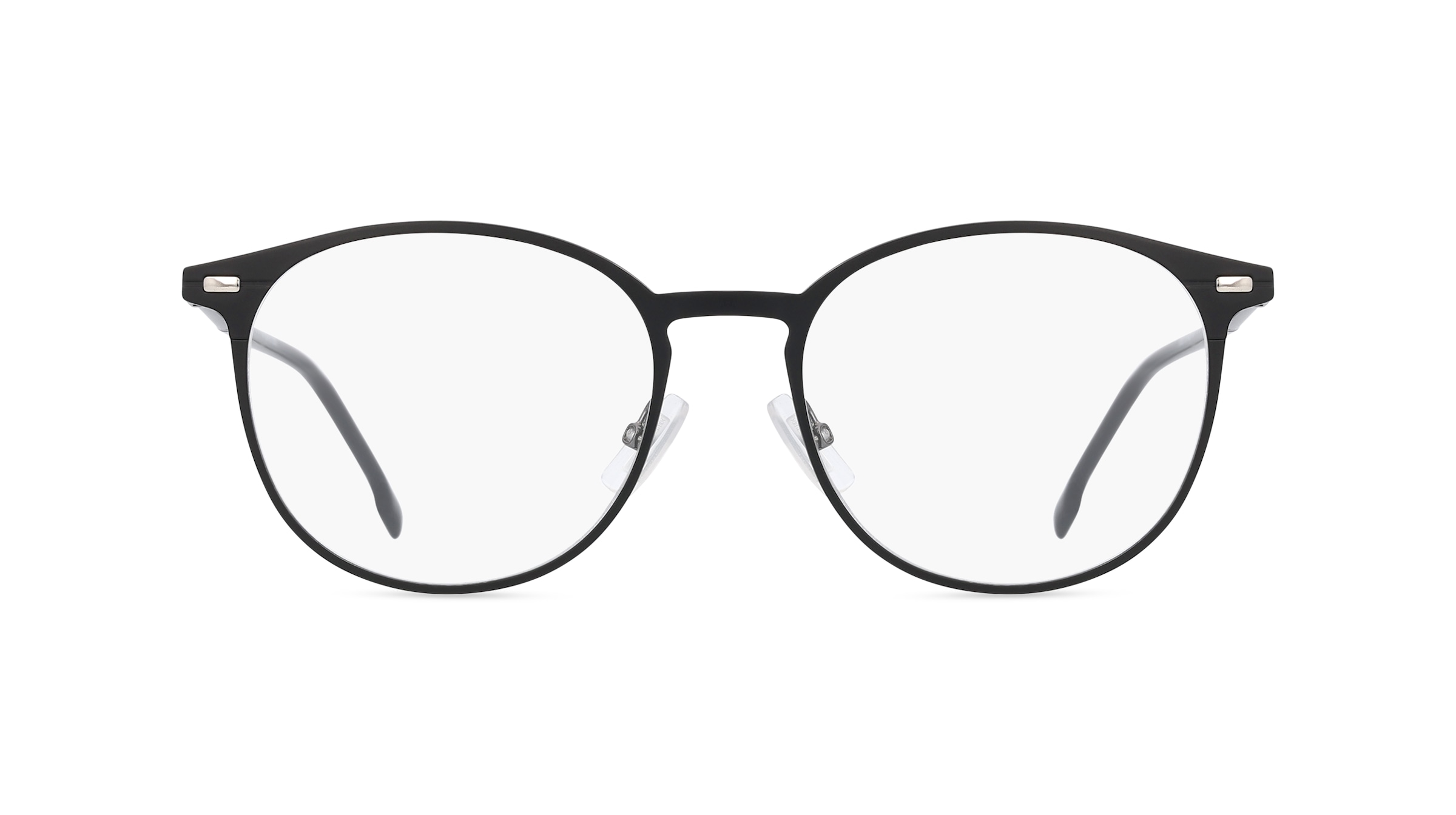 Boss 1181 Herren-Brille inkl. Gläser Vollrand Rund Metall-Gestell 53mm/19mm/145mm, schwarz