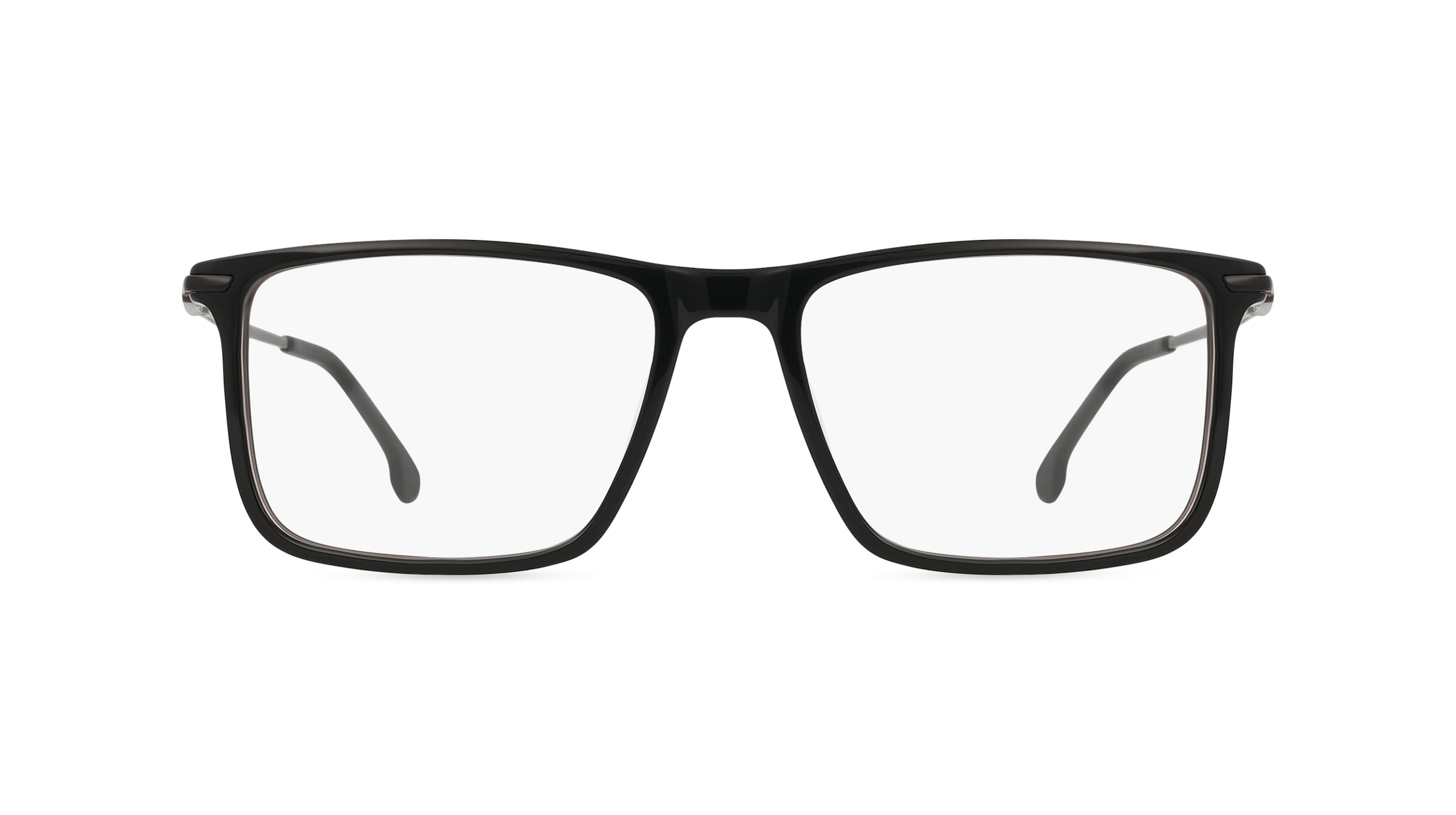 Carrera 8905 Herren-Brille inkl. Gläser Vollrand Eckig Acetat-Gestell 54mm/16mm/140mm, schwarz