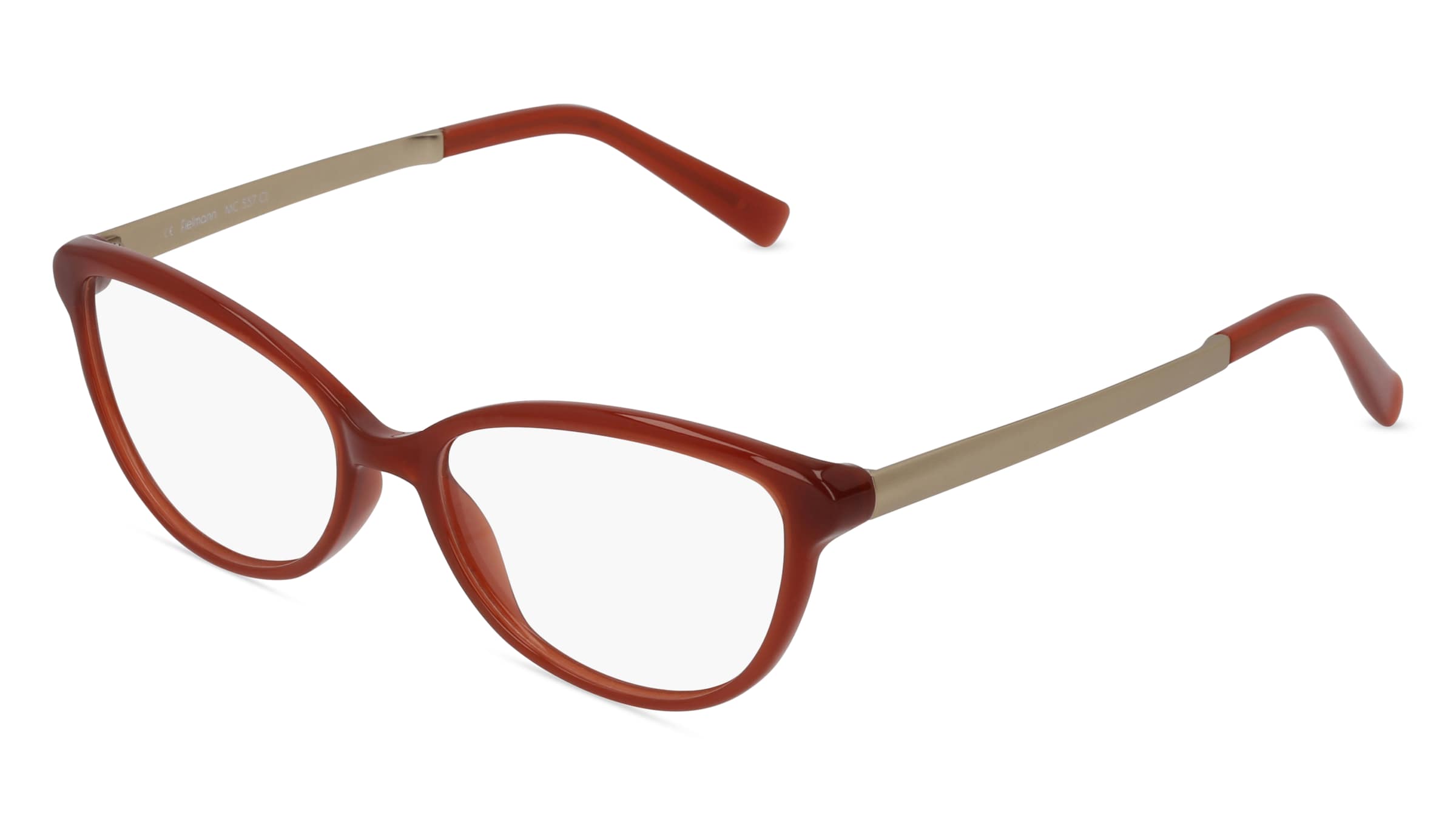 Fielmann MC 557 CL Damen-Brille inkl. Gläser Vollrand Butterfly Propionat-Gestell 54/16/140, Pink