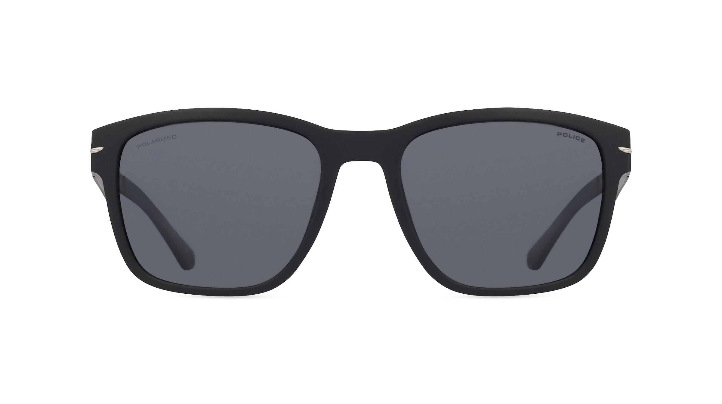 Police POISPLL09V Herren-Sonnenbrille Vollrand Eckig Acetat-Gestell, schwarz