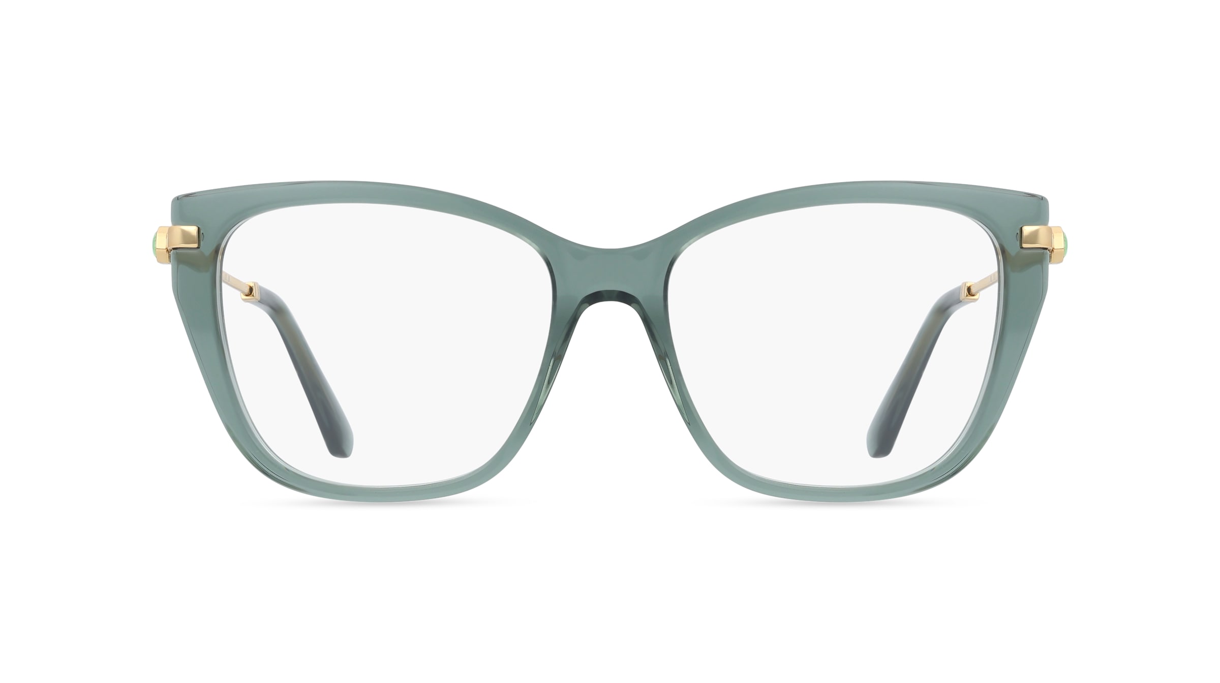 Swarovski SK2060 Damen-Brille inkl. Gläser Vollrand Cat Eye Acetat-Gestell 55/16/140, Grün