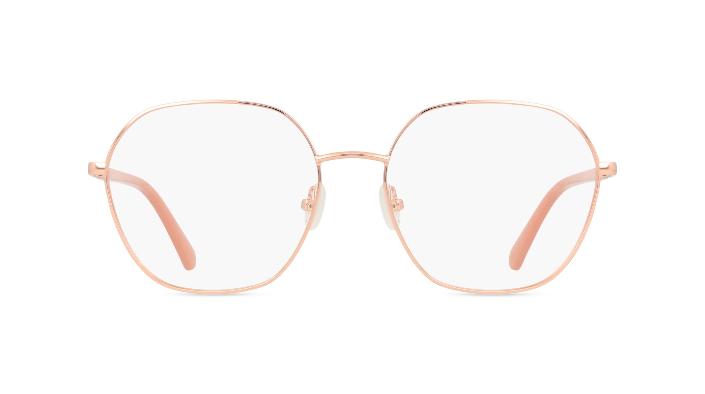 Gant GA4112 Unisex-Brille inkl. Gläser Vollrand Achteckig Metall-Gestell 57mm/17mm/140mm, pink