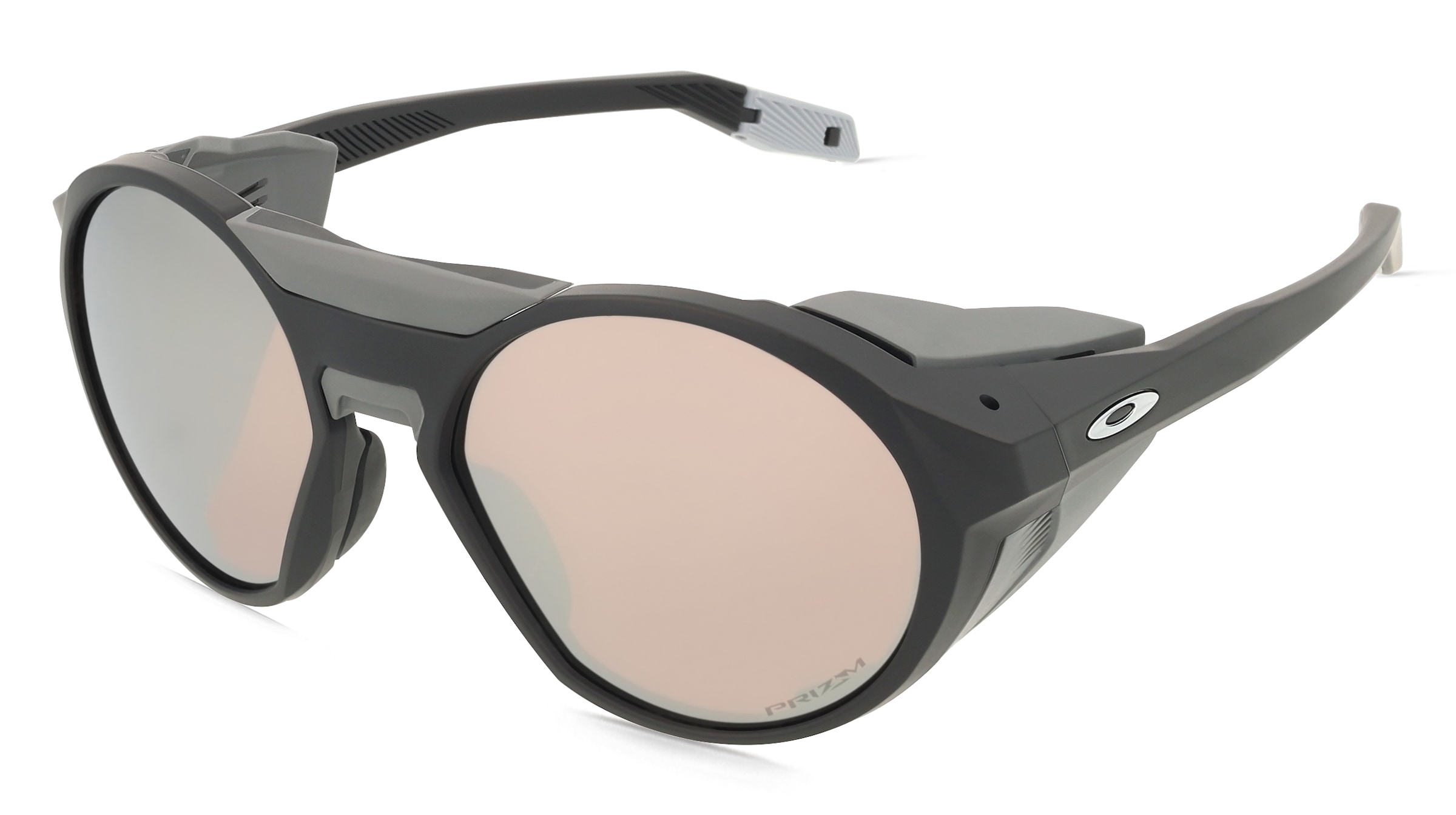 Oakley OO9440 CLIFDEN Herren-Sonnenbrille Vollrand Rund Kunststoff-Gestell, Schwarz
