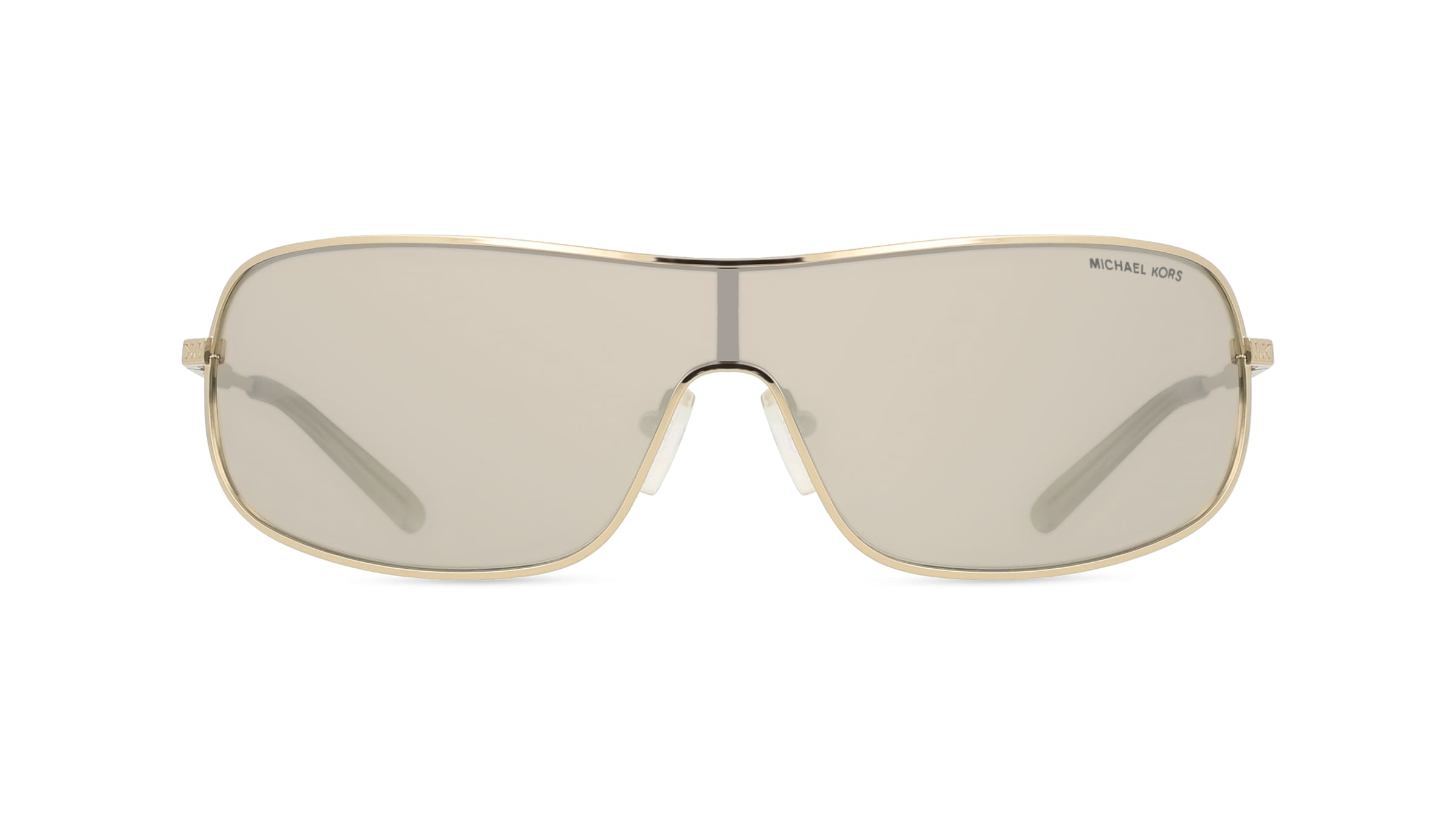 Michael Kors MK1139 Damen-Sonnenbrille Randlos Eckig Metall-Gestell, gold