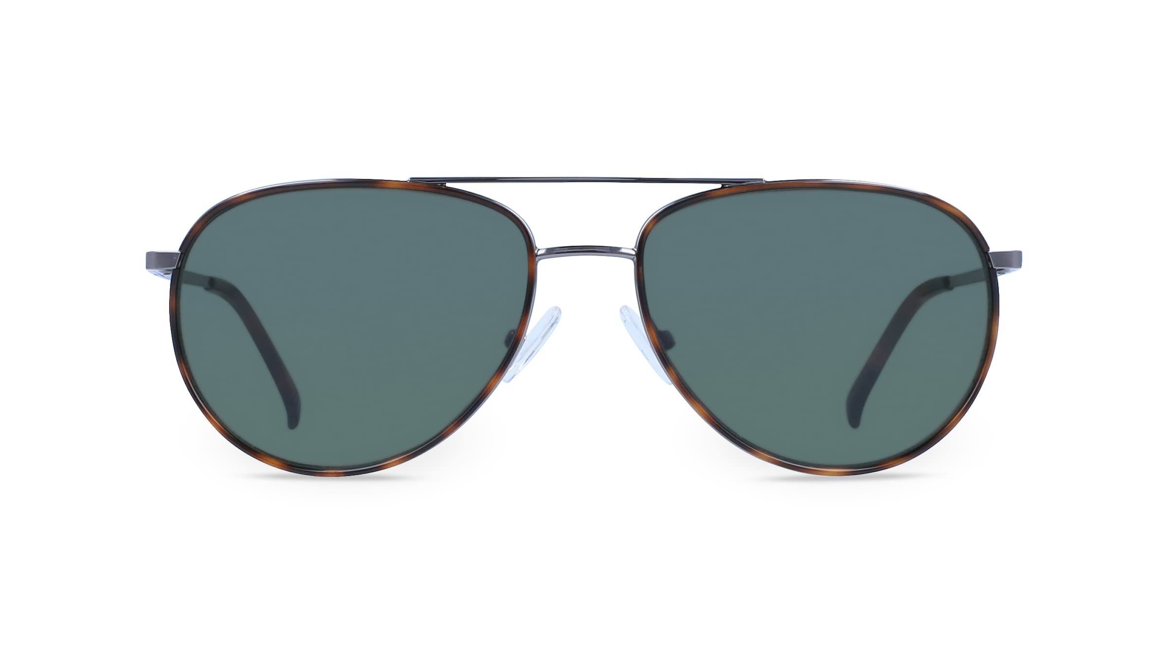 Fielmann BD 420 SUN CL Unisex-Sonnenbrille Vollrand Pilot Edelstahl-Gestell, braun