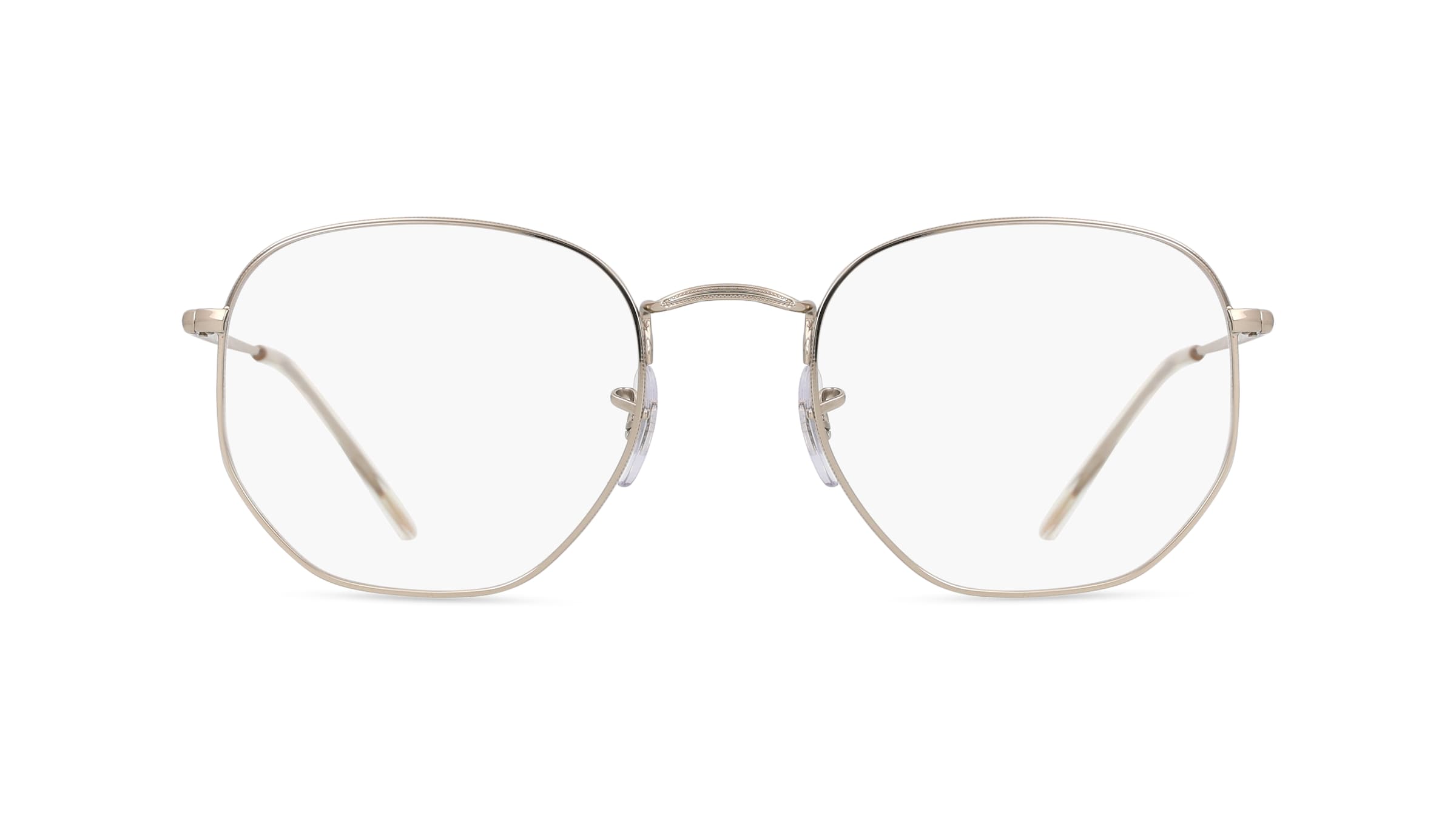 Ray-Ban RX6448 Unisex-Brille inkl. Gläser Vollrand Panto Metall-Gestell 54mm/21mm/145mm, silber