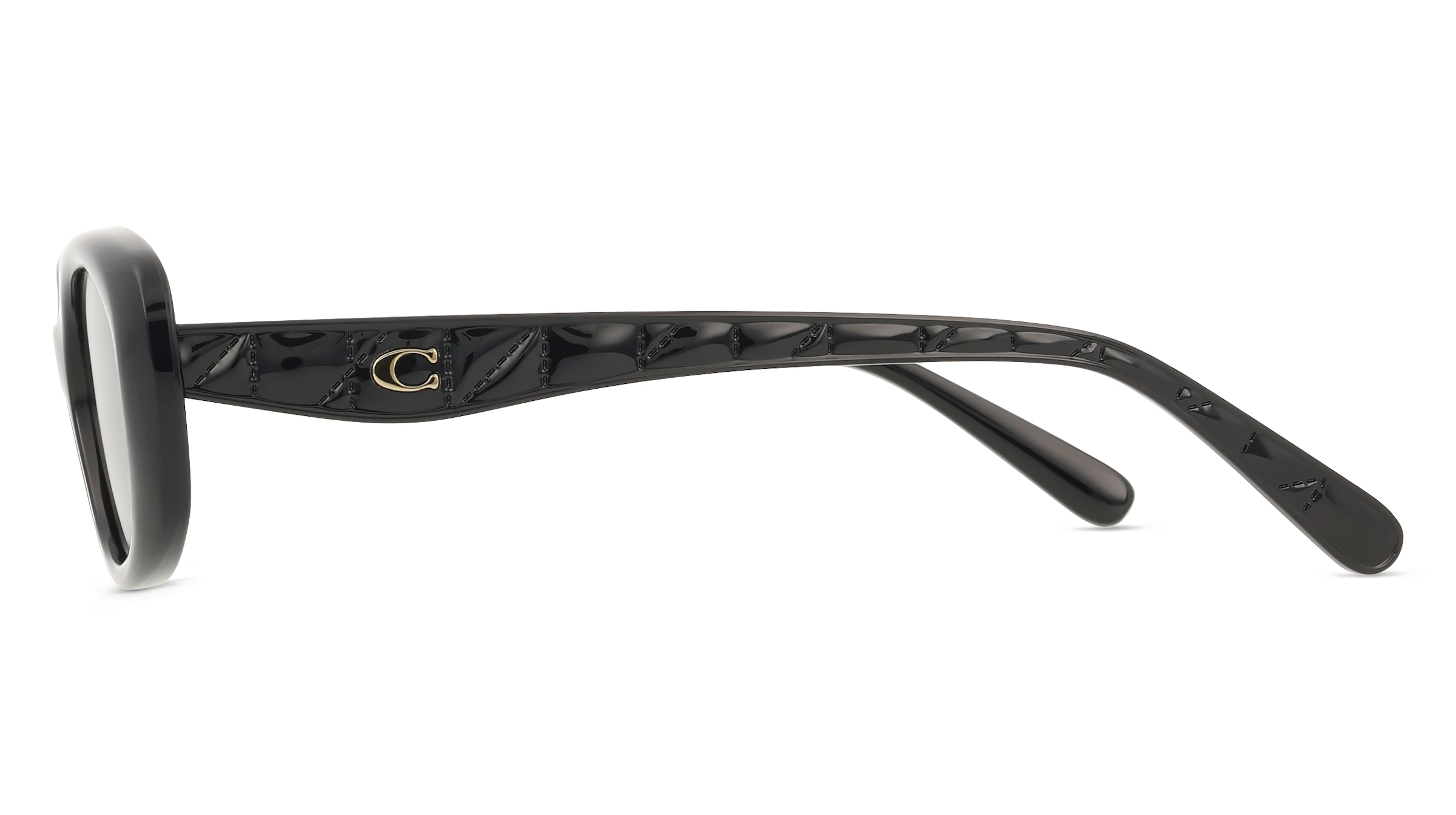 Thumbnail - Coach 0HC8443D CBY84 Damen-Sonnenbrille Vollrand Oval Kunststoff-Gestell, schwarz