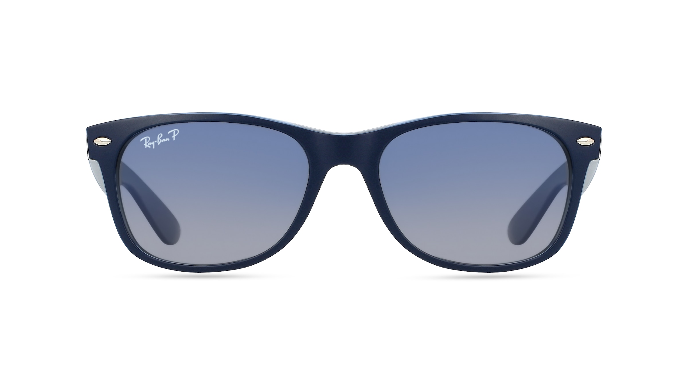 Ray-Ban RB 2132 NEW WAYFARER Unisex-Sonnenbrille Vollrand Eckig Kunststoff-Gestell, blau