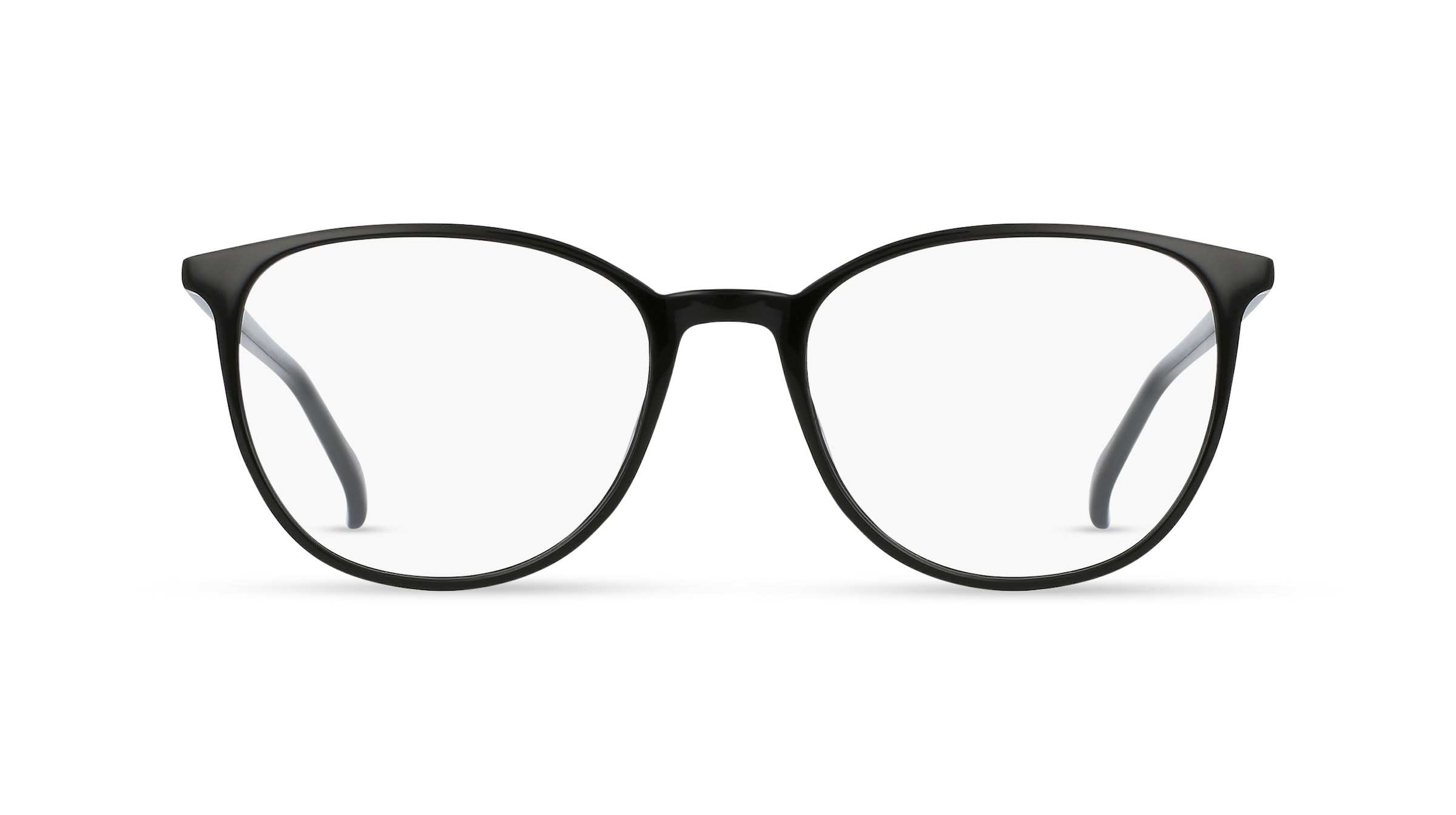 Fielmann ABC 064 CL Damen-Brille inkl. Gläser Vollrand Oval Acetat-Gestell 53mm/18mm/135mm, schwarz