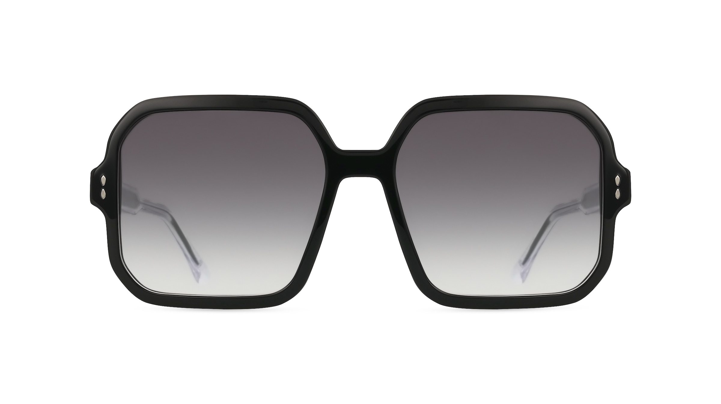 Isabel Marant IM 0163/S Damen-Sonnenbrille Vollrand Eckig Acetat-Gestell, schwarz