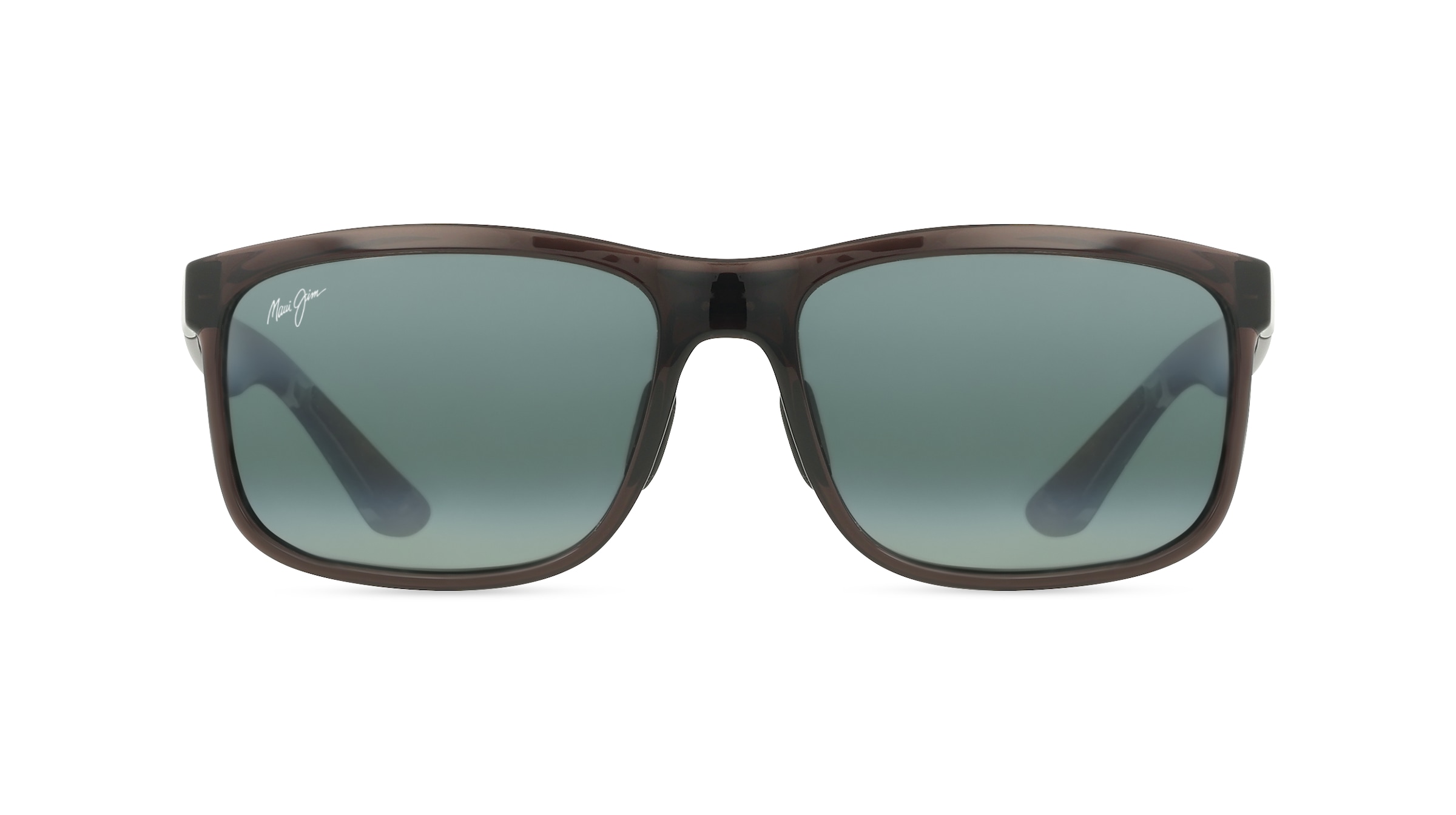 Maui Jim MJ0449S Huelo Unisex-Sonnenbrille Vollrand Eckig Kunststoff-Gestell, grau