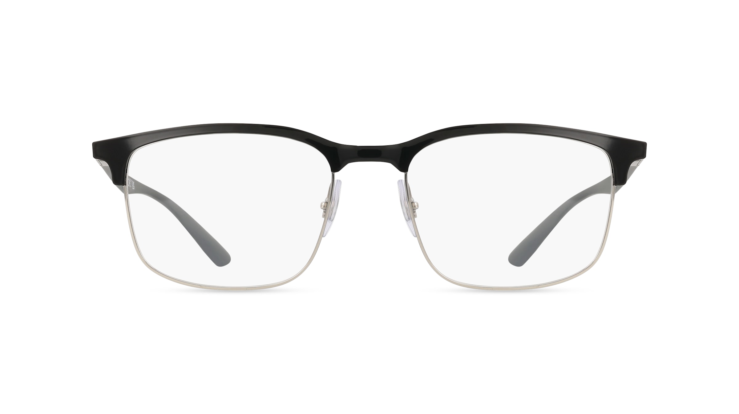 Ray-Ban 0RX6518 Unisex-Brille inkl. Gläser Vollrand Eckig Metall-Gestell 55mm/19mm/145mm, schwarz