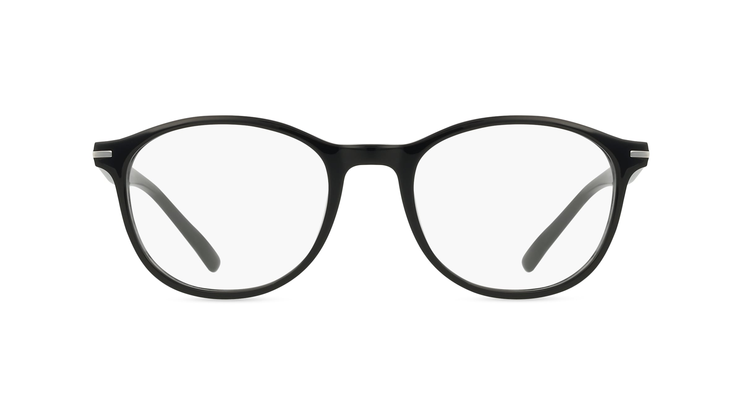 Fielmann OL 020 CL Unisex-Brille inkl. Gläser Vollrand Panto Acetat-Gestell 51mm/20mm/145mm, schwarz