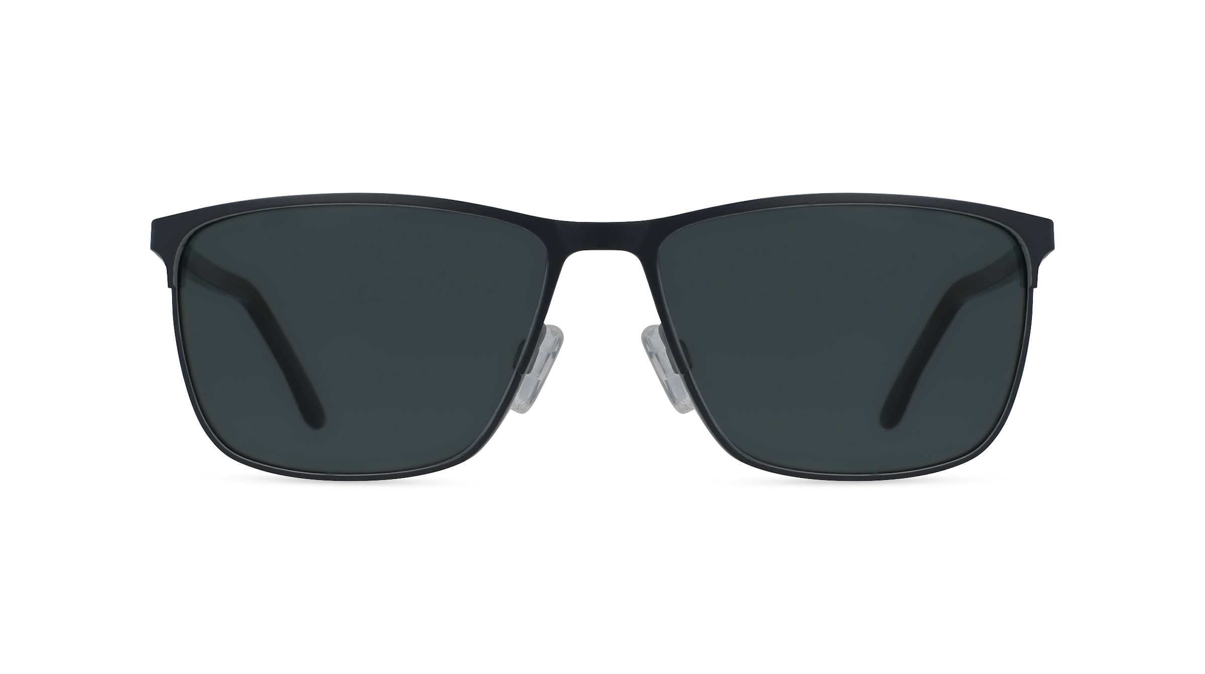 Fielmann 2196 SUN FLEX CL Herren-Sonnenbrille Vollrand Quadratisch Metall-Gestell, grau