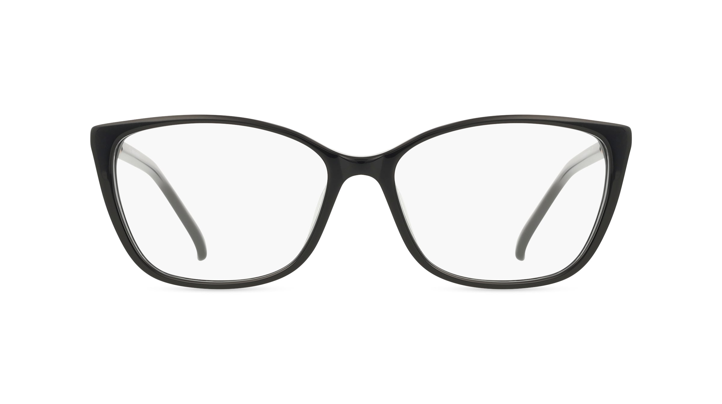 Fielmann BD 548 FLEX FA Damen-Brille inkl. Gläser Vollrand Eckig Acetat-Gestell 54mm/15mm/140mm, schwarz