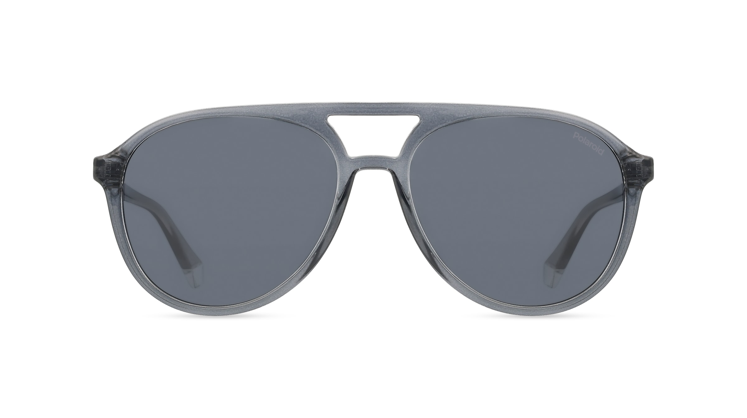 Polaroid PLD 4162/S Unisex-Sonnenbrille Vollrand Pilot Kunststoff-Gestell, grau