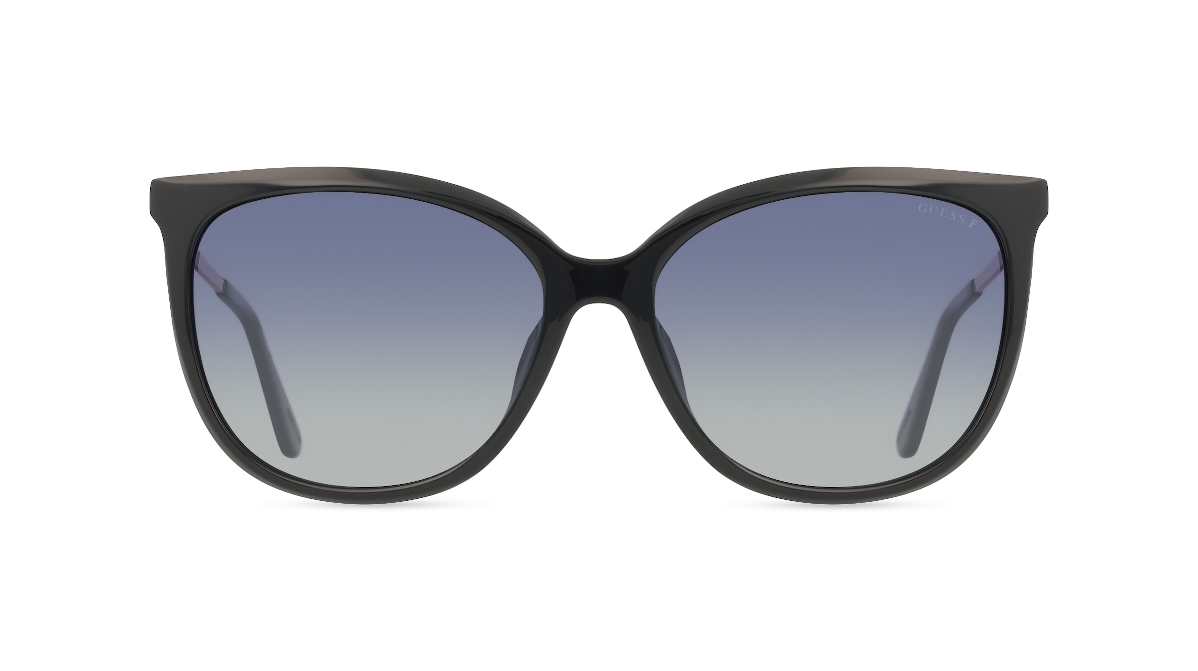 Guess GU00150-H Damen-Sonnenbrille Vollrand Eckig Kunststoff-Gestell, Schwarz