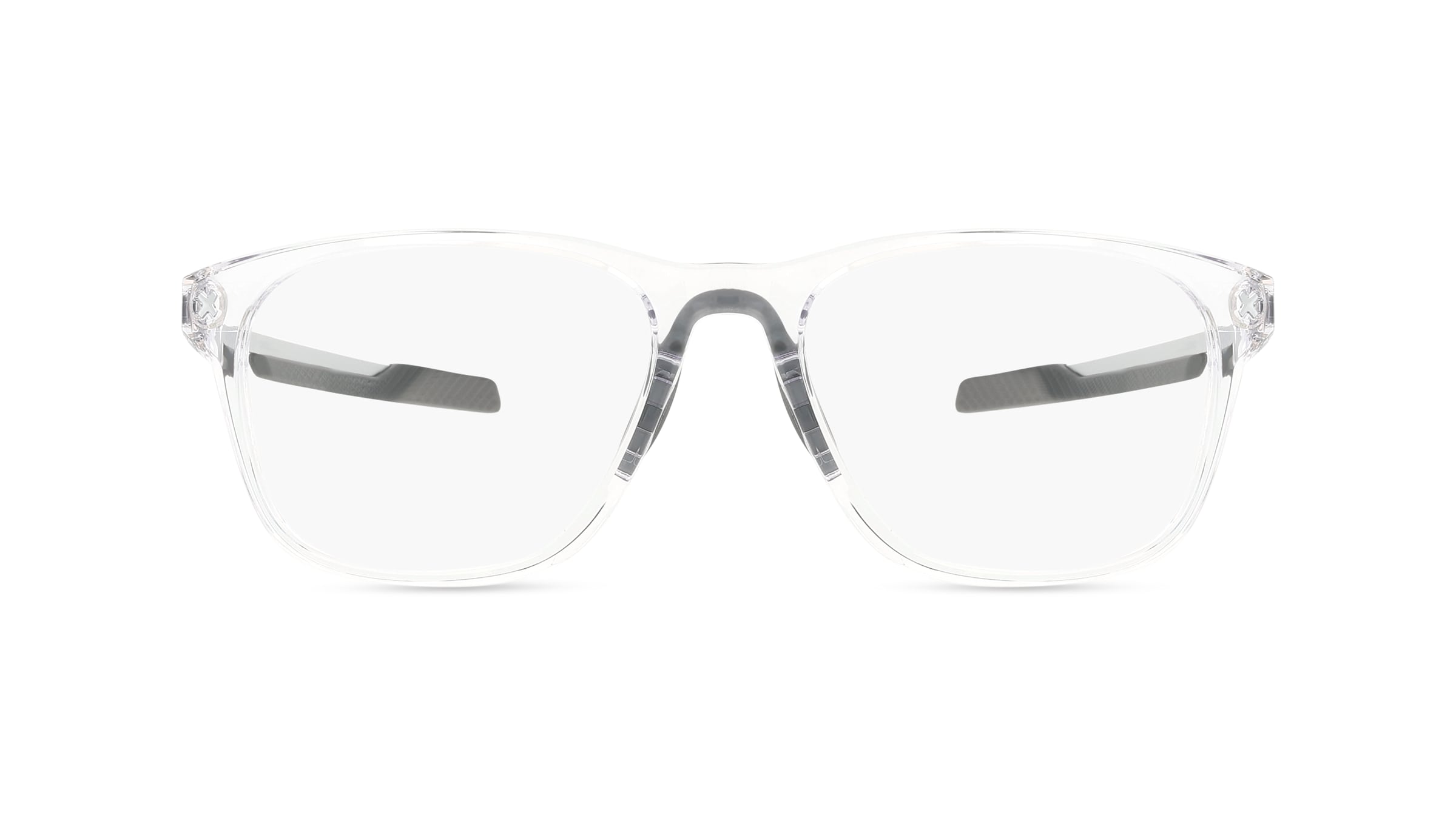 Oakley OX8187 Herren-Brille inkl. Gläser Vollrand Eckig Kunststoff-Gestell 57mm/18mm/130mm, Transparent