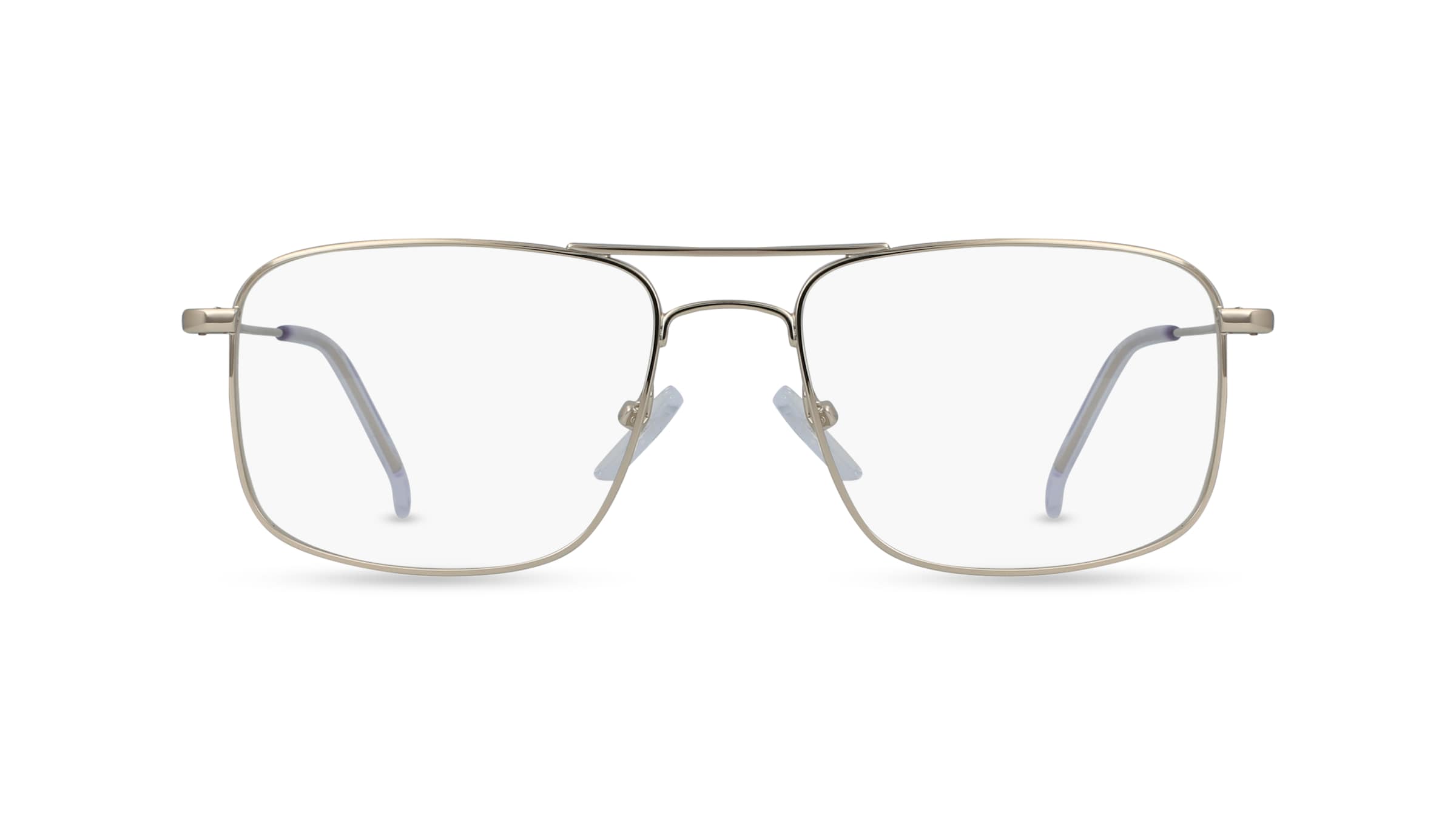 Fielmann BD 435 CL Herren-Brille inkl. Gläser Vollrand Eckig Edelstahl-Gestell 53mm/18mm/140mm, gold