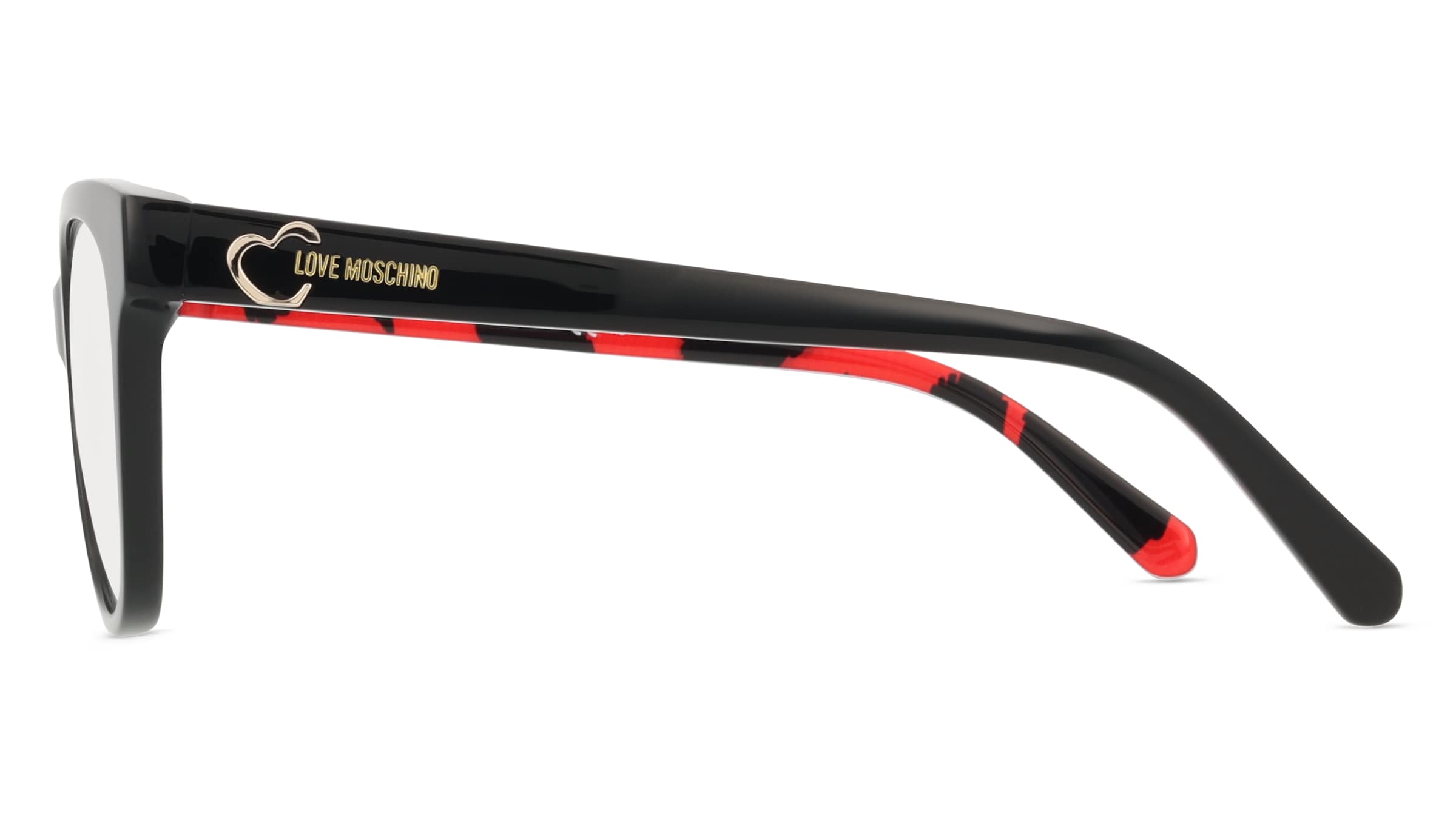 Thumbnail - Love Moschino MOL599 Damen-Brille inkl. Gläser Vollrand Panto Acetat-Gestell 51mm/18mm/140mm, schwarz