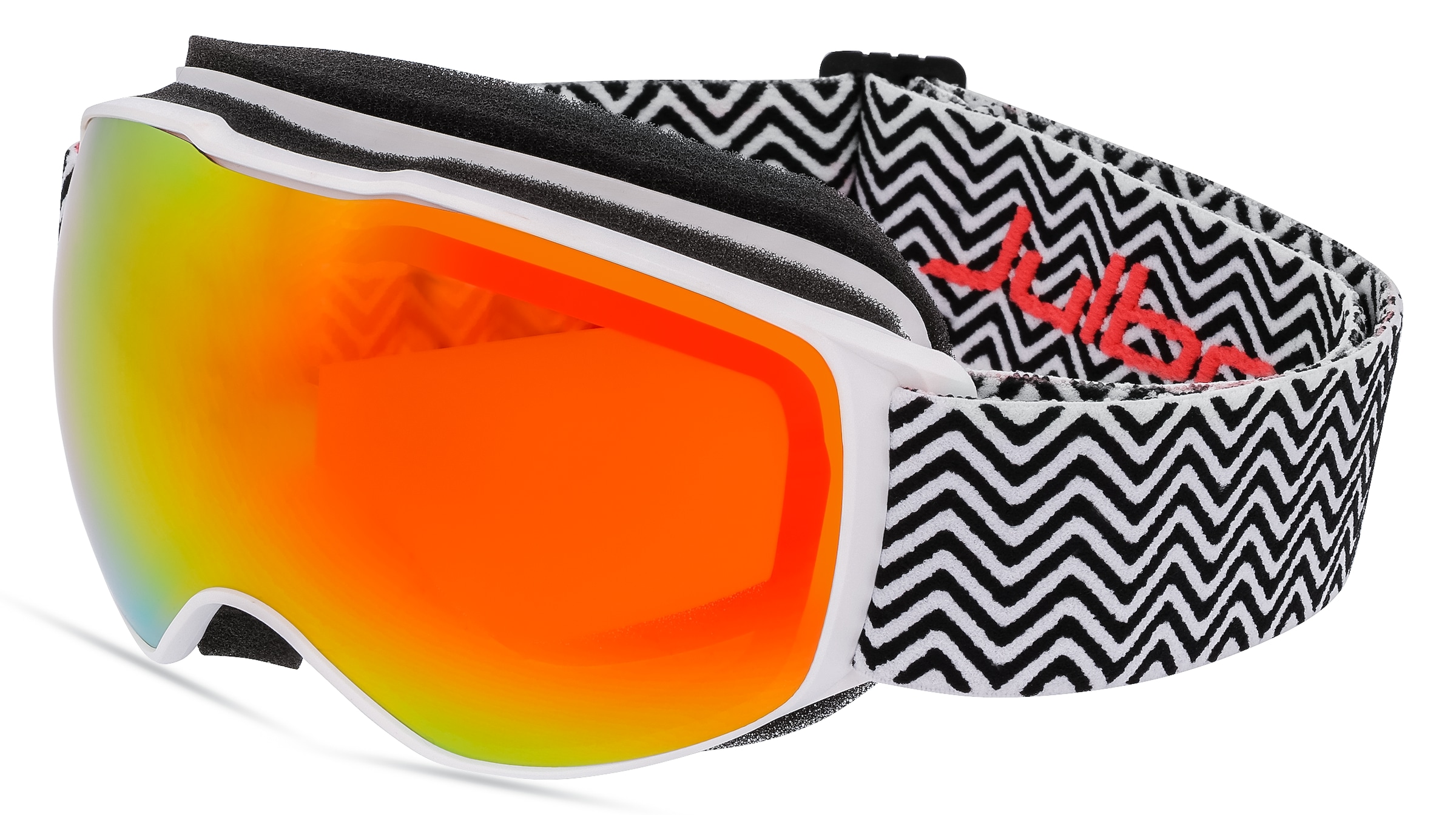 Julbo ECHO J753 Jugend-Skibrille Vollrand Monoscheibe Kunststoff-Gestell, Schwarz